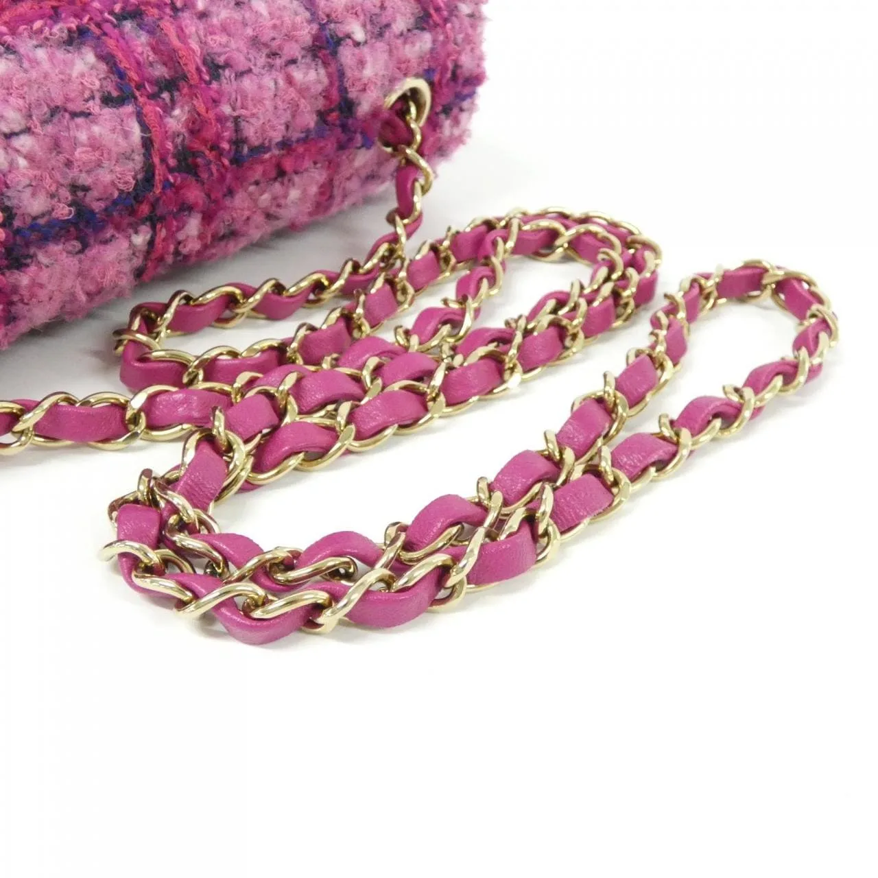 CHANEL Boy Chanel 69900 Shoulder Cotton Black Cotton Rank A - Thumbnail 4