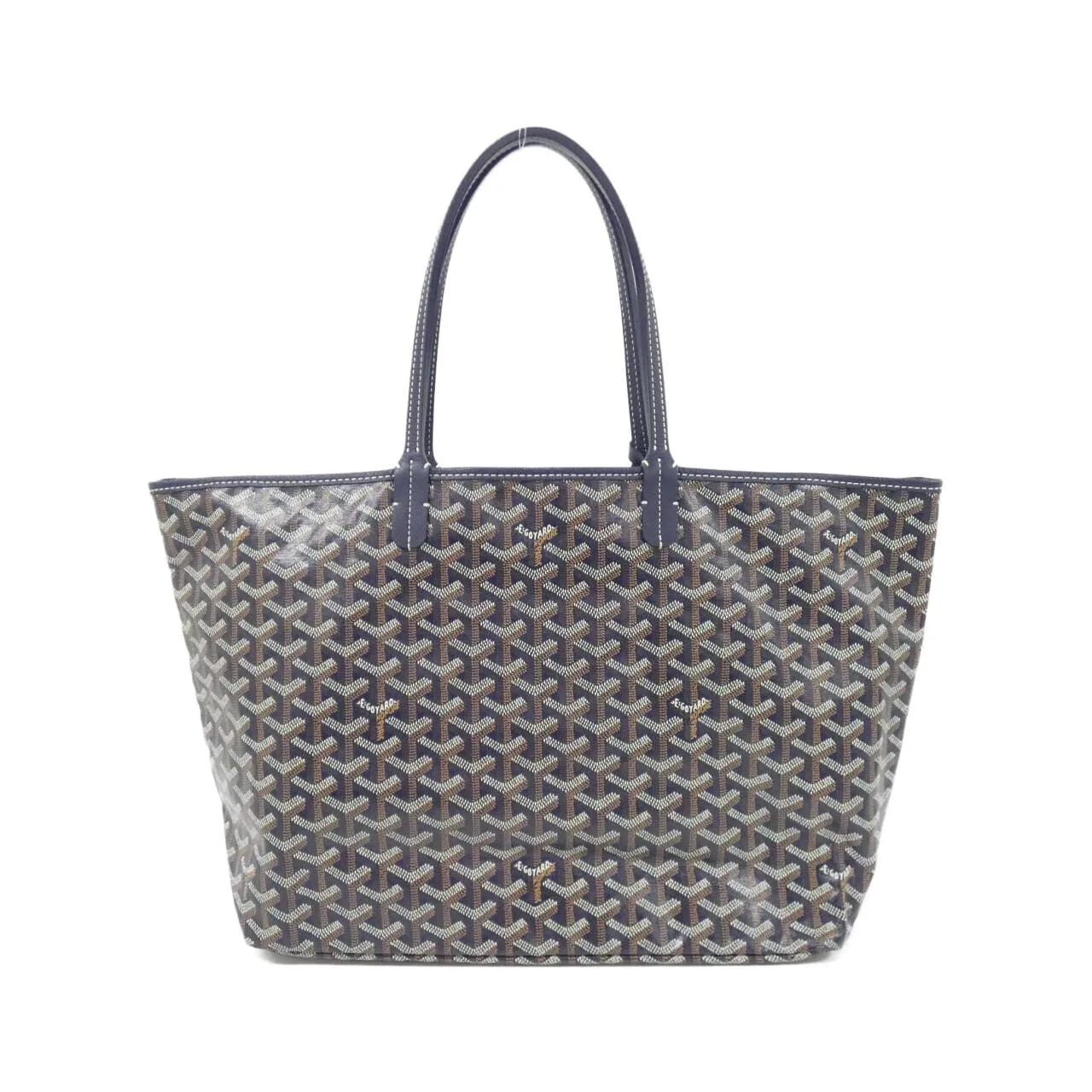 GOYARD Saint Louis AMA LOUIS PM Tote Canvas 深藍色 帆布 中古品A - 縮圖 2