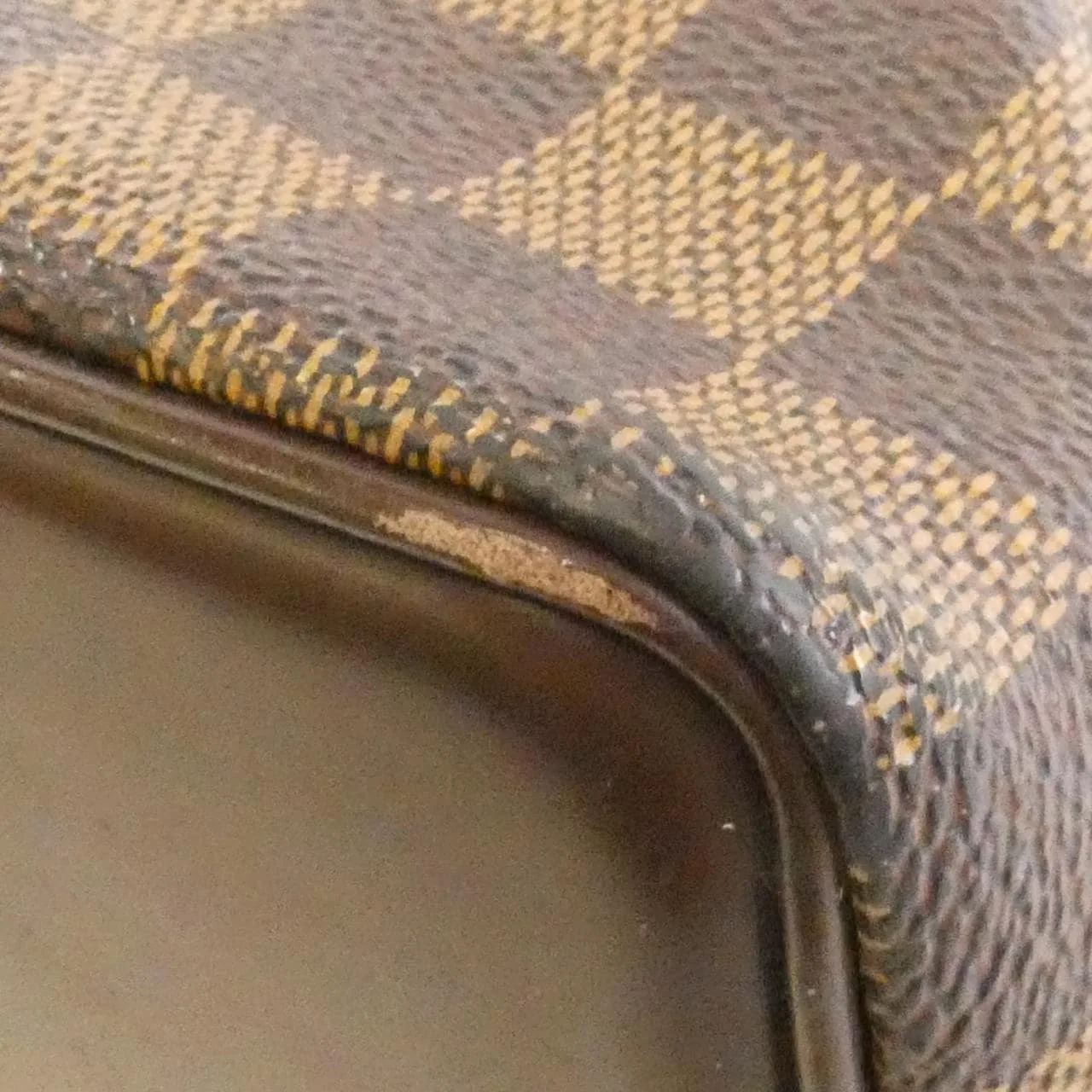 LOUIS VUITTON N51119 Shoulder Damier 黑色 Damier 中古品B - 縮圖 3