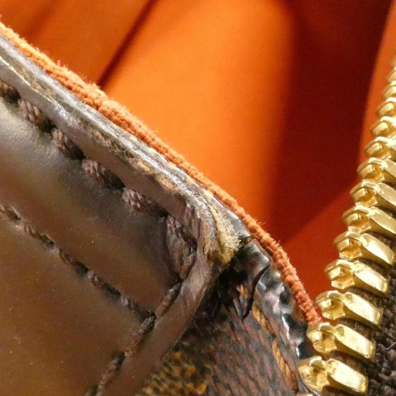 LOUIS VUITTON N51119 Shoulder Damier 黑色 Damier 中古品B - 縮圖 10