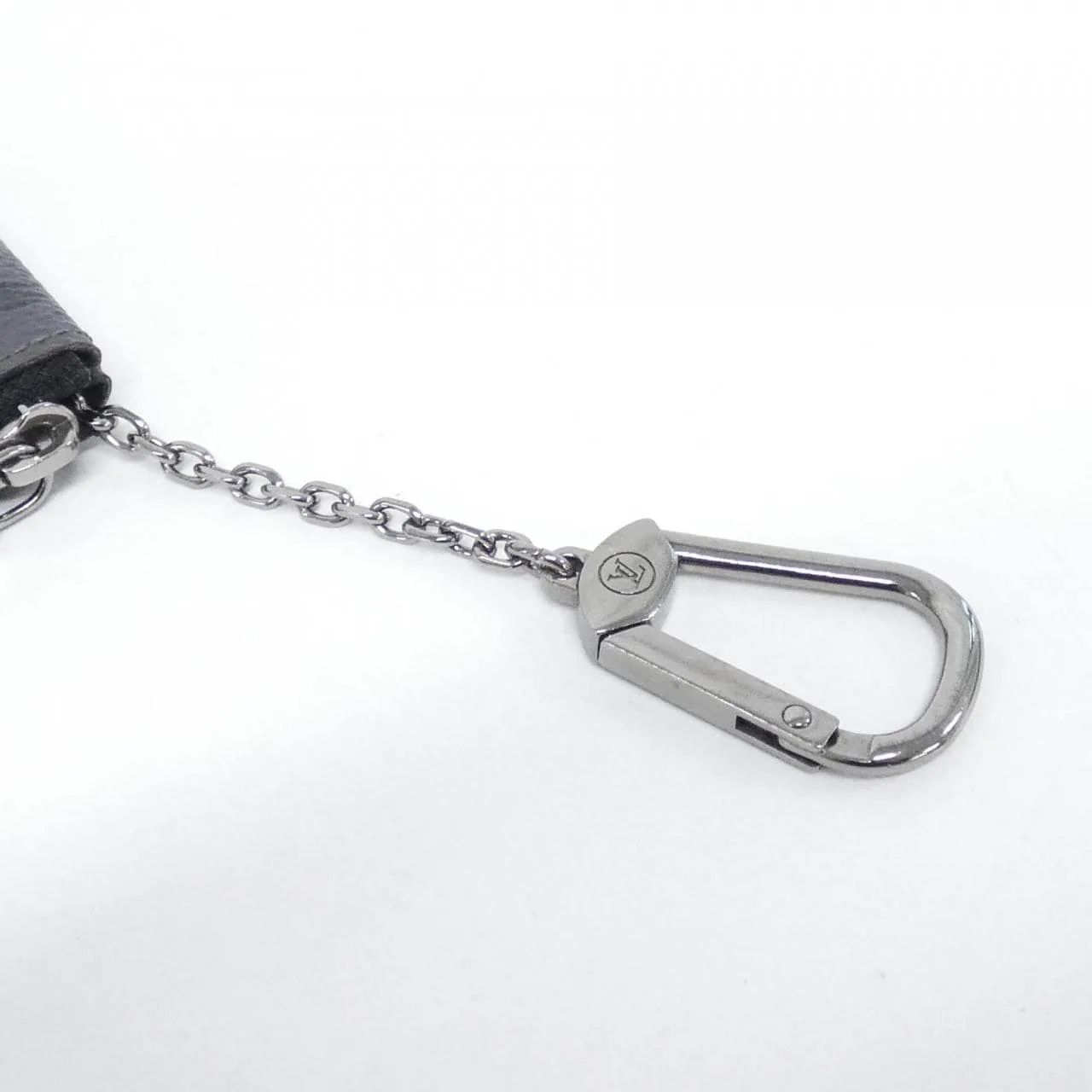 LOUIS VUITTON Pochette M80905 Coin Case Monogram 黑色 Monogram 中古品A - 縮圖 4