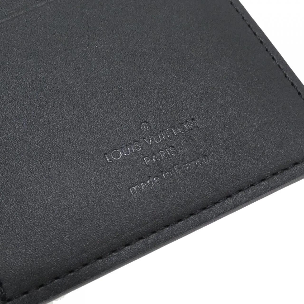 LOUIS VUITTON M62900 Wallet Monogram 黑色 Monogram 中古品A - 縮圖 3