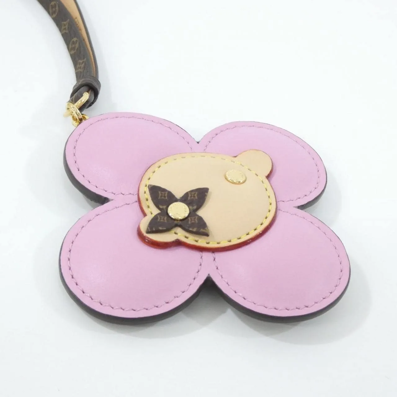 LOUIS VUITTON M02593 Wallet Monogram 粉色 Monogram 中古品A - 縮圖 2