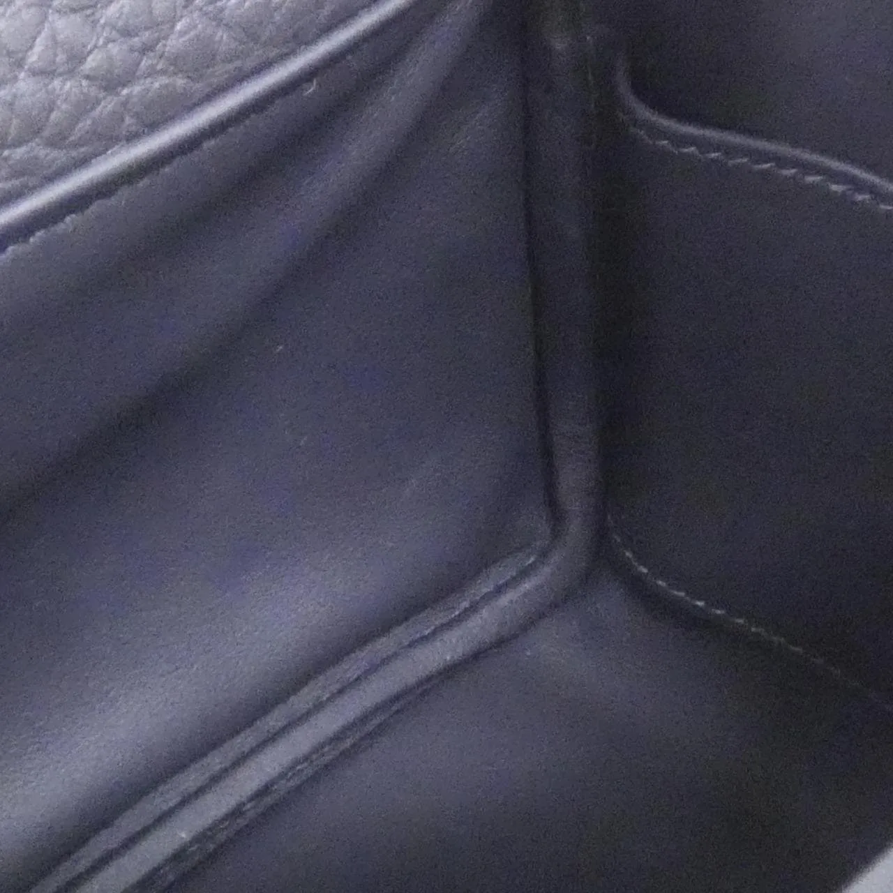 HERMES Lindy 085956CC Shoulder Clemence 黑色 Clemence 皮 中古品A - 縮圖 6