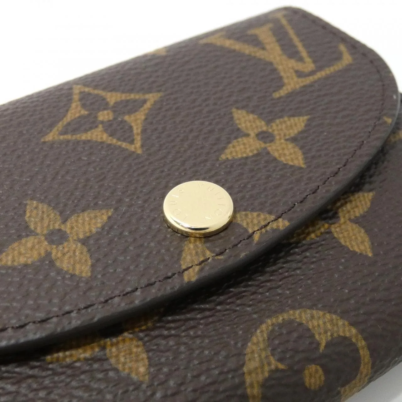 LOUIS VUITTON M62361 Coin Case Monogram 黑色 Monogram 中古品A - 縮圖 3