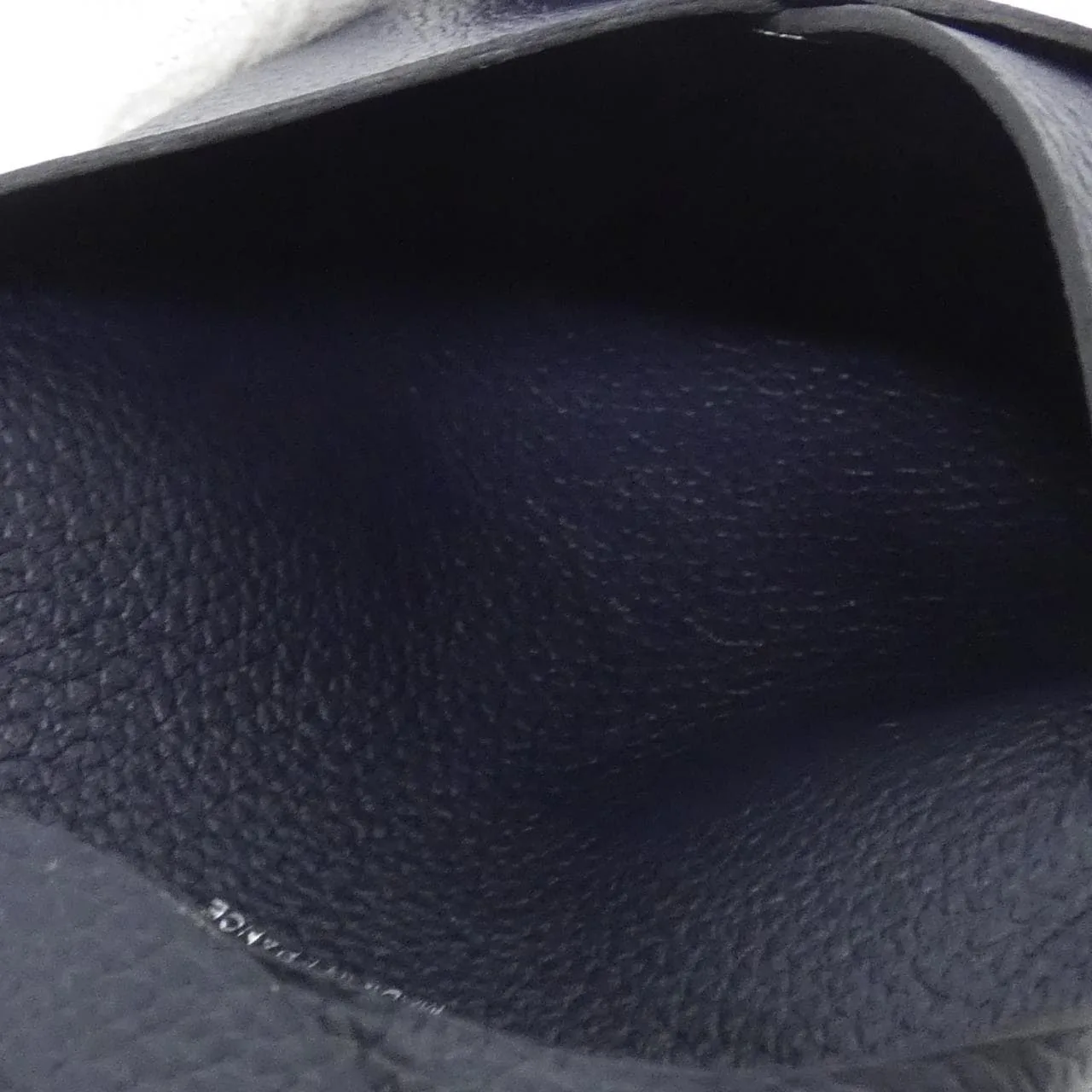 HERMES 064953CK Coin Case Blue Rank A - Thumbnail 4