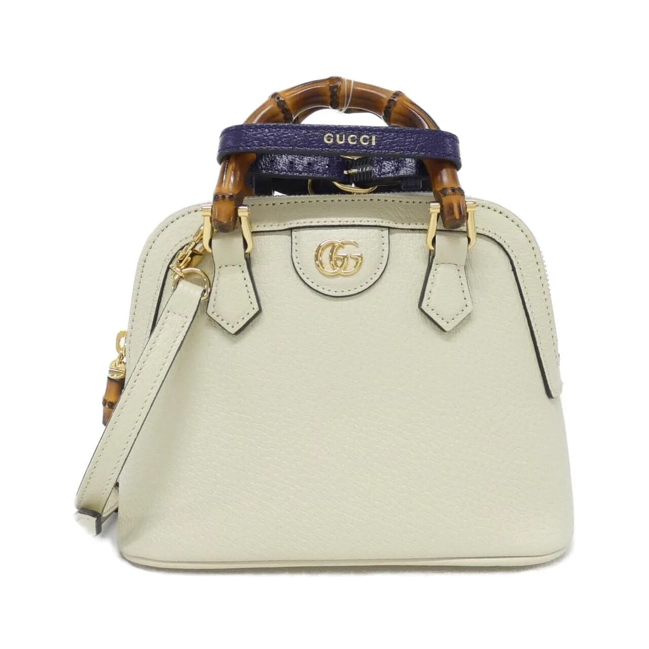 GUCCI 715775 DJ24G Handbag Leather Black