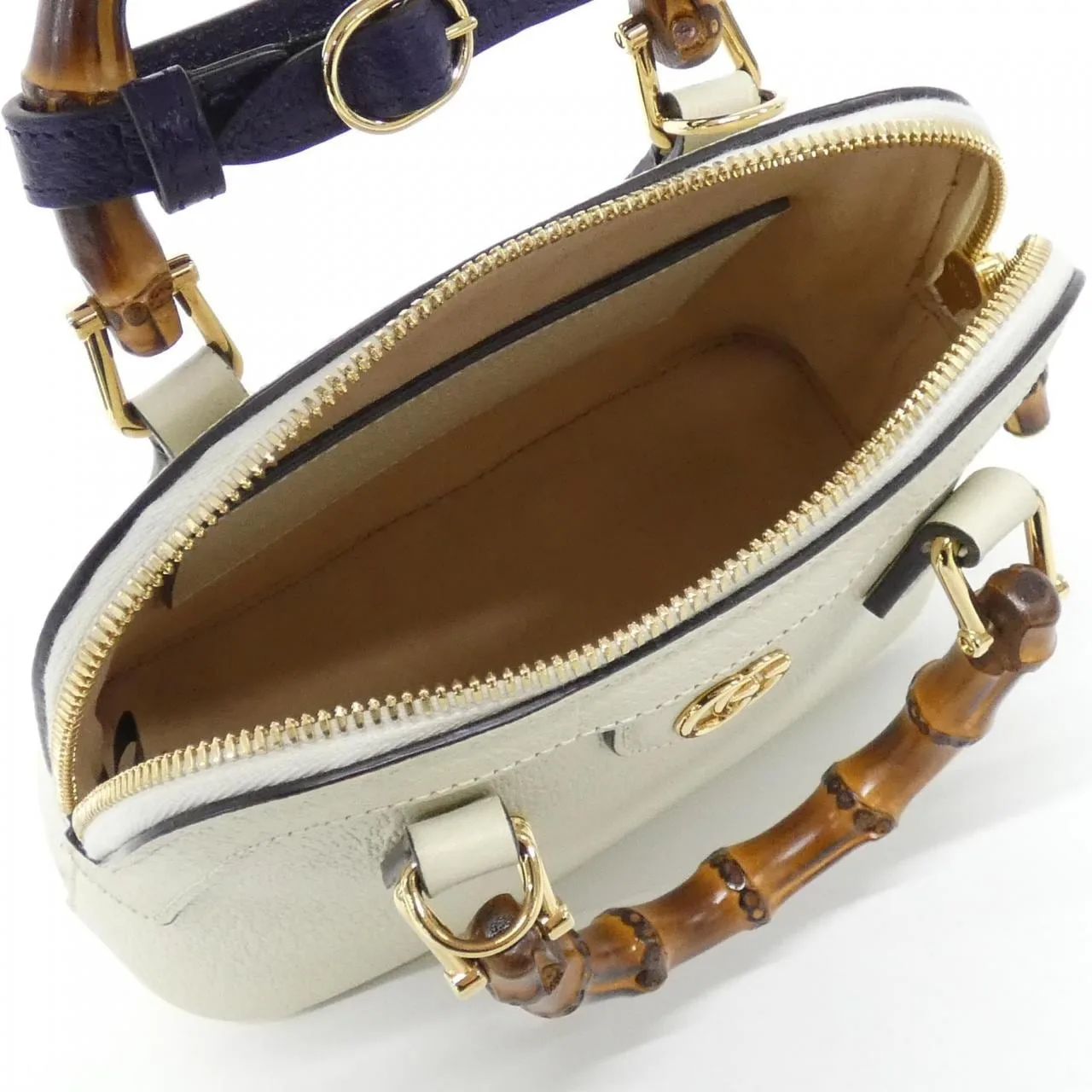 GUCCI 715775 DJ24G Handbag Leather Black Leather Rank A - Thumbnail 7