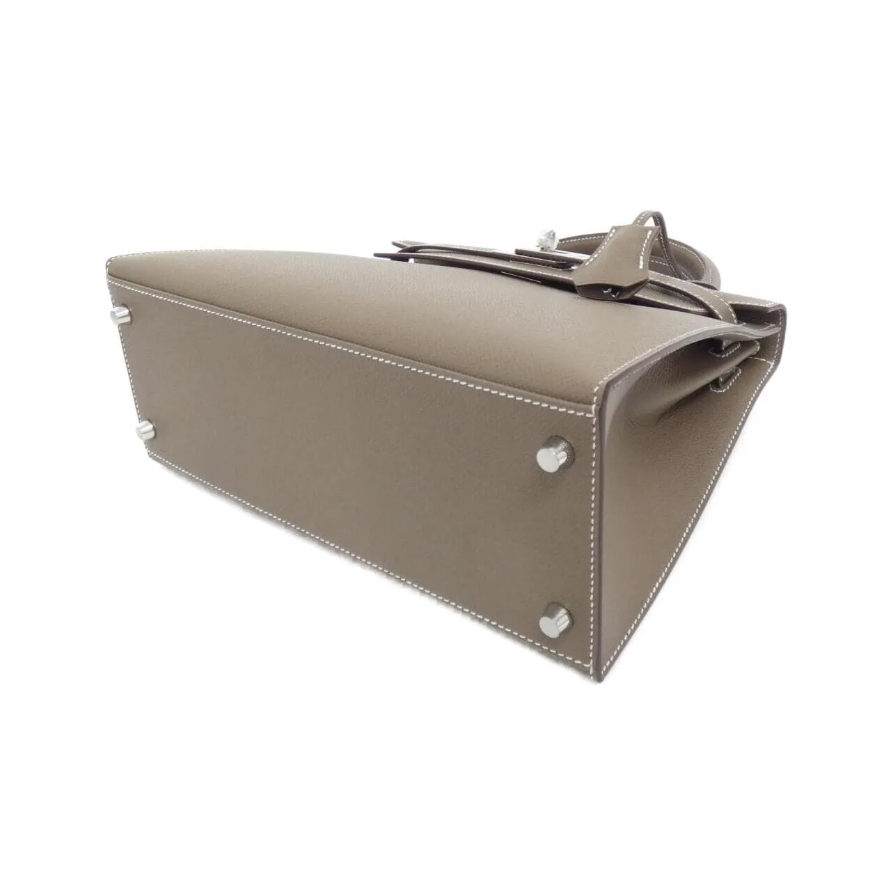 HERMES Kelly 042319CK Handbag Epsom Etoupe Epsom 皮 未使用品 - 縮圖 3