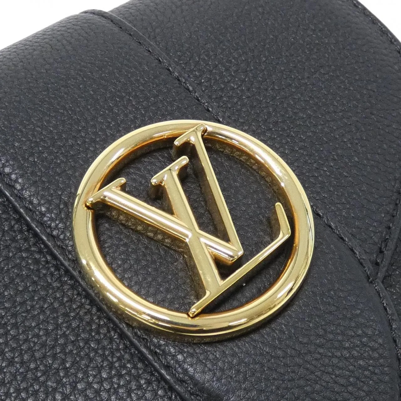 LOUIS VUITTON Pont-Neuf M58727 Shoulder 黑色 中古品A - 縮圖 4