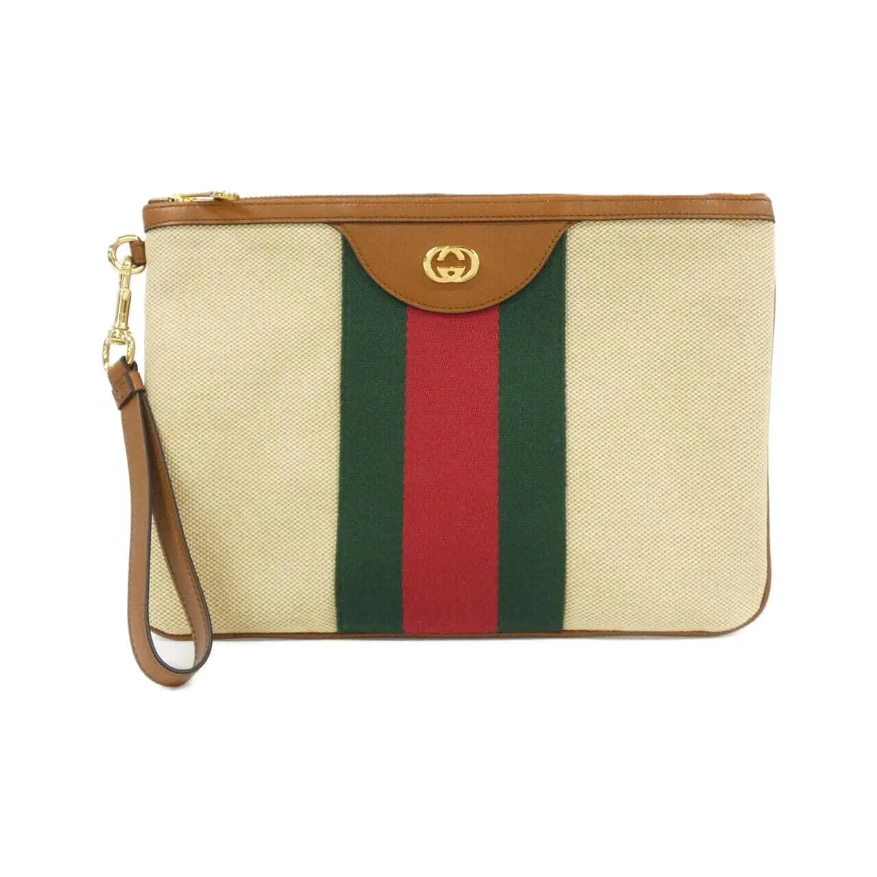 GUCCI 576053 98BFG Handbag Canvas Black