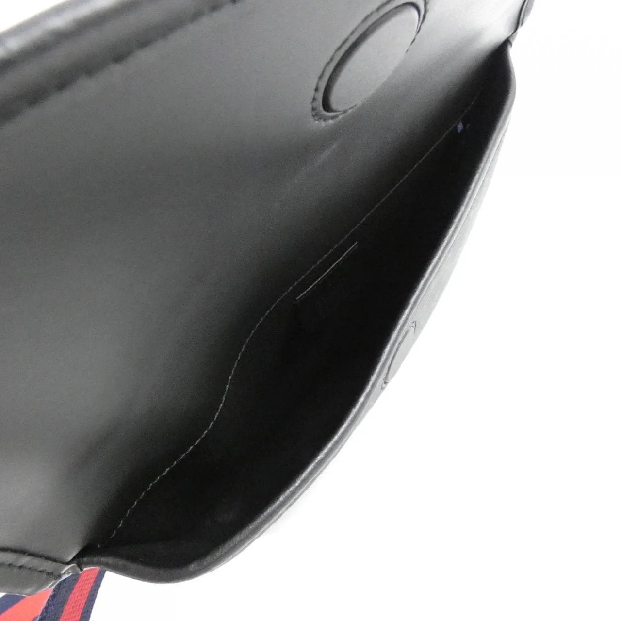 GUCCI 598113 K5RLN Belt Canvas 黑色 帆布 中古品A - 縮圖 8