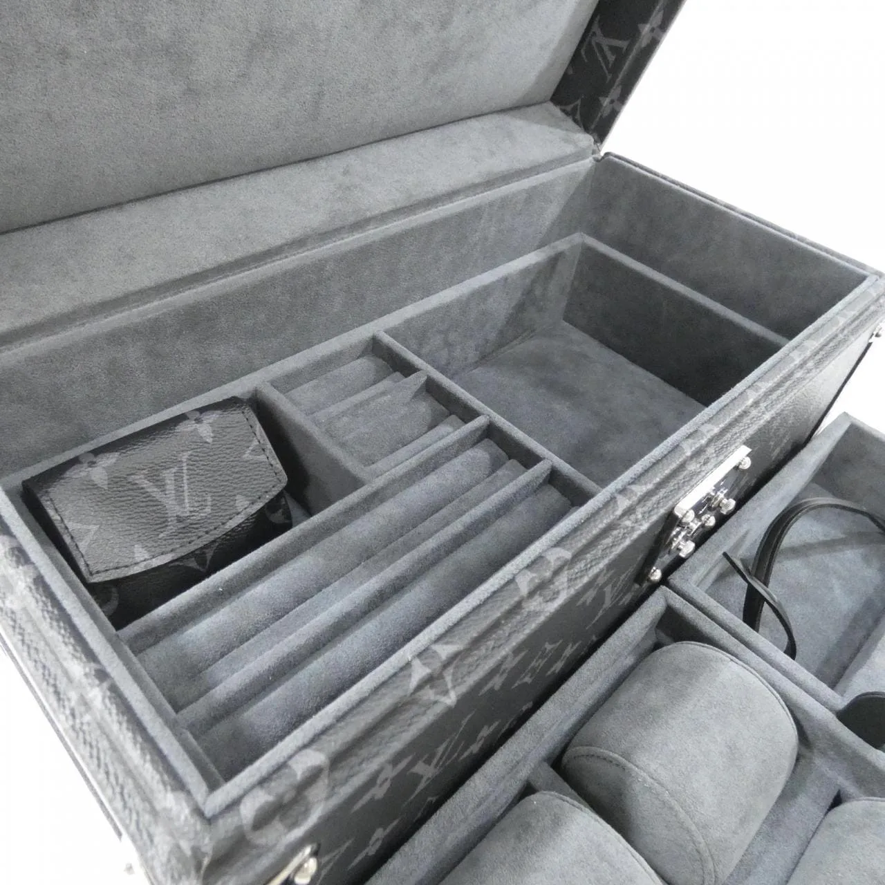 LOUIS VUITTON Eclipse M44127 Wallet Monogram Black Monogram Rank A - Thumbnail 6