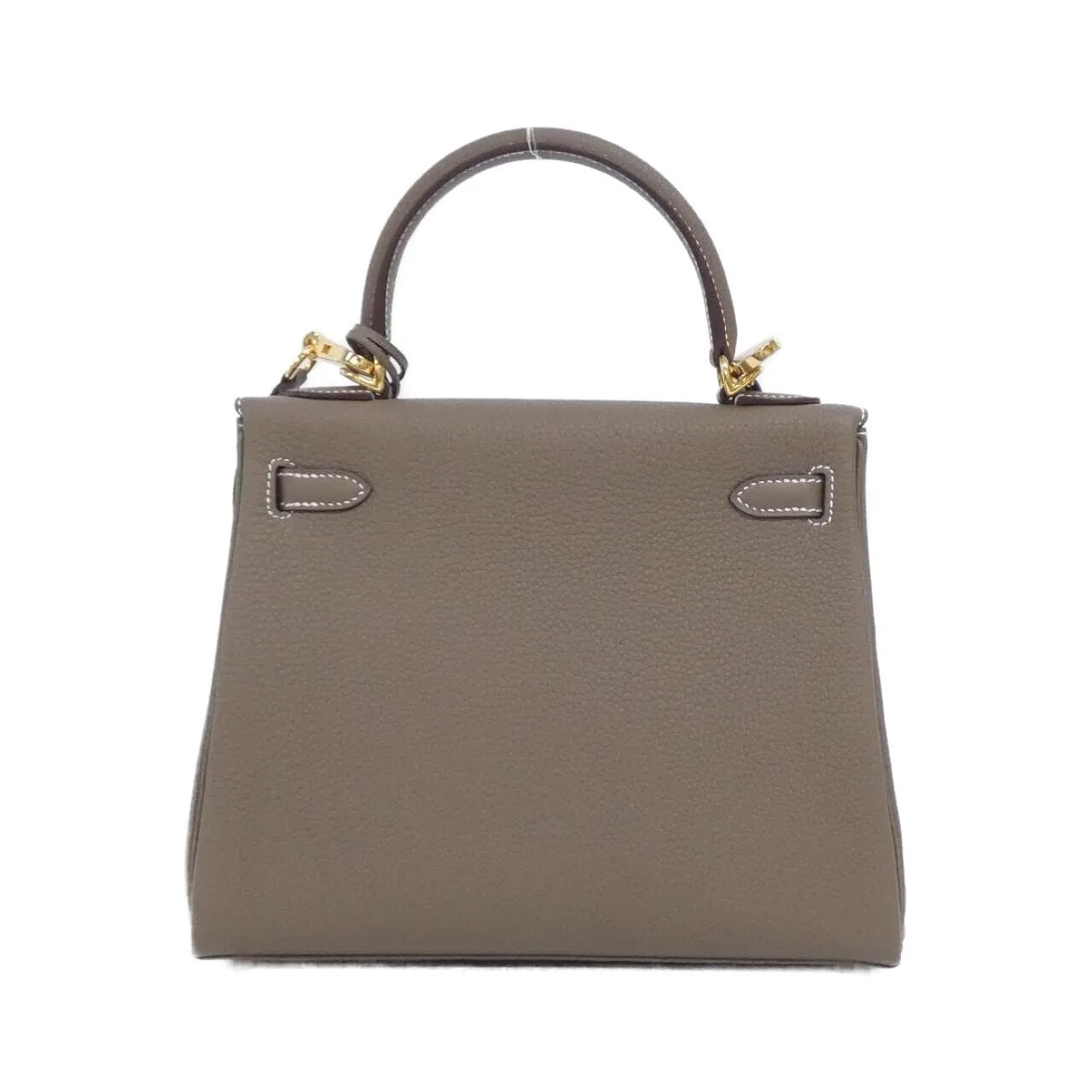 HERMES Kelly 044624CC Handbag Togo Etoupe Togo 牛皮 未使用品 - 縮圖 2