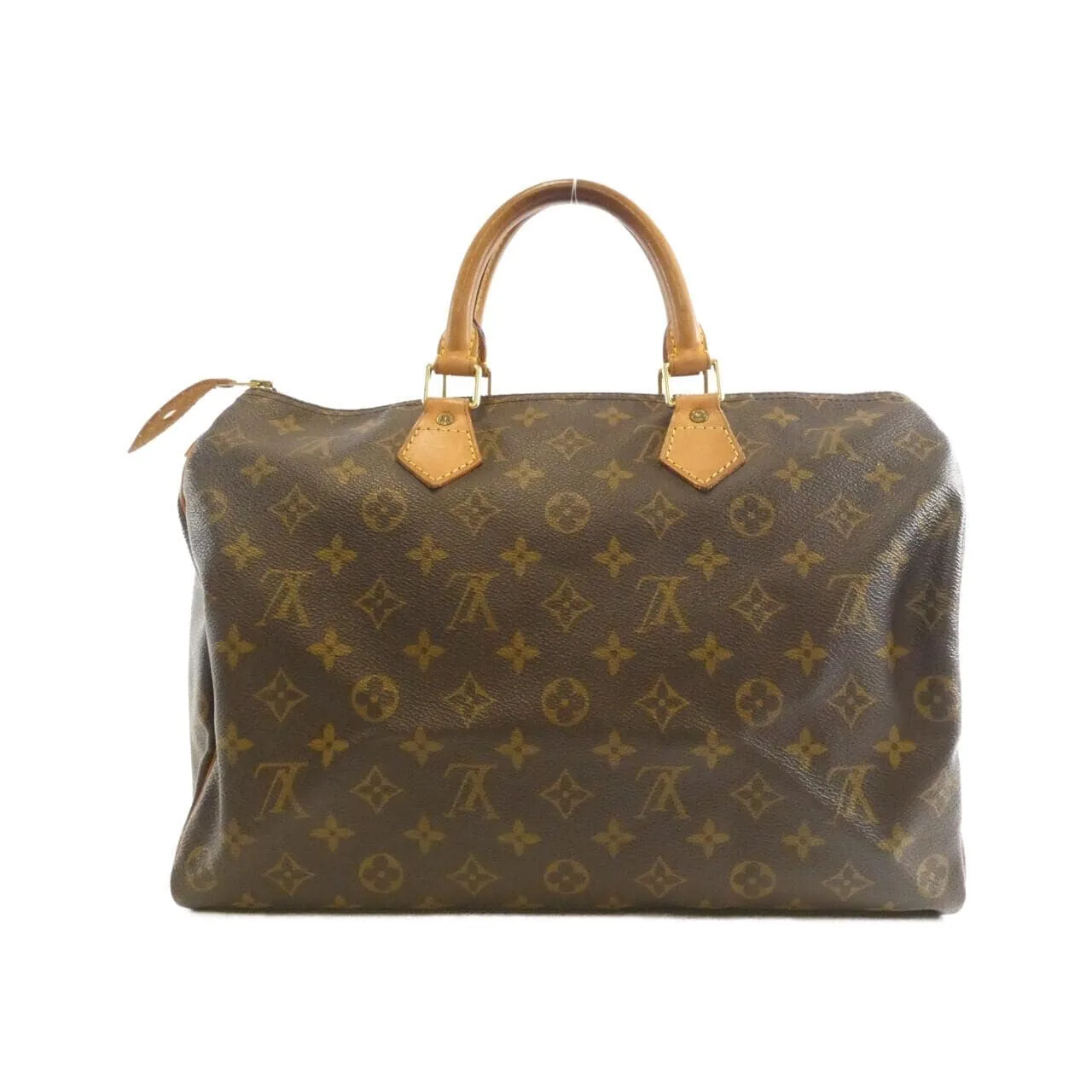LOUIS VUITTON Speedy M41524 Boston Monogram 黑色 Monogram 中古品B - 縮圖 2