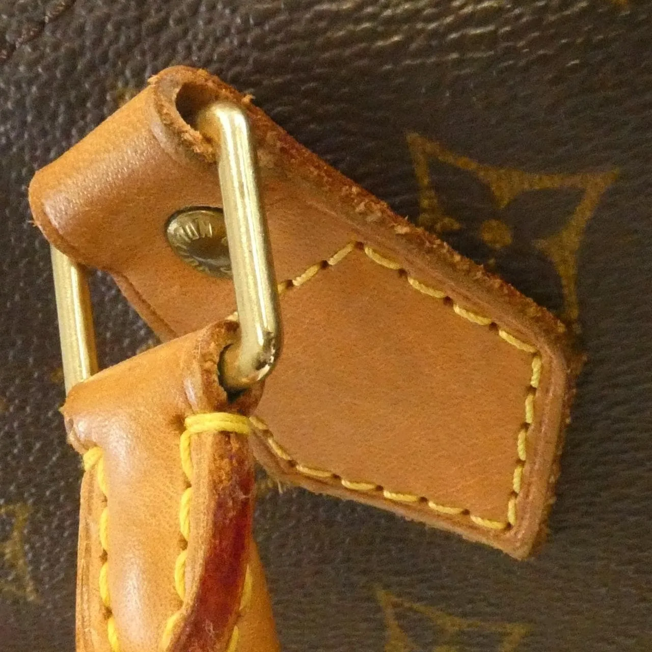 LOUIS VUITTON Speedy M41524 Boston Monogram 黑色 Monogram 中古品B - 縮圖 5