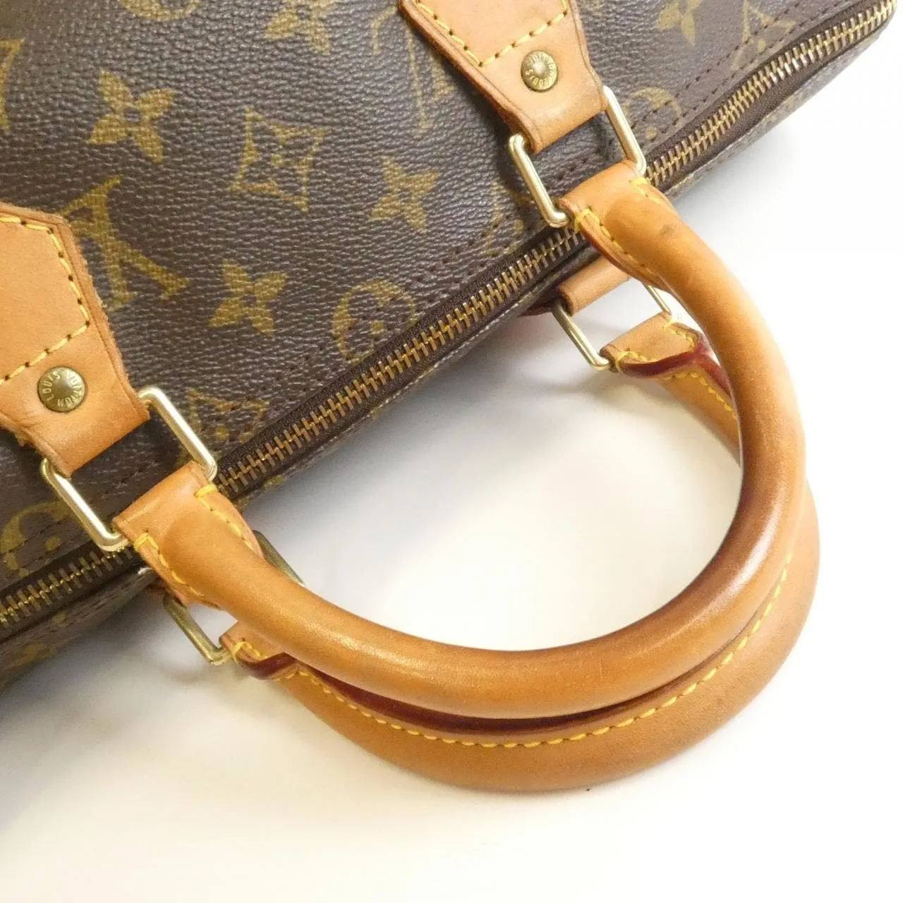 LOUIS VUITTON Speedy M41524 Boston Monogram 黑色 Monogram 中古品B - 縮圖 6