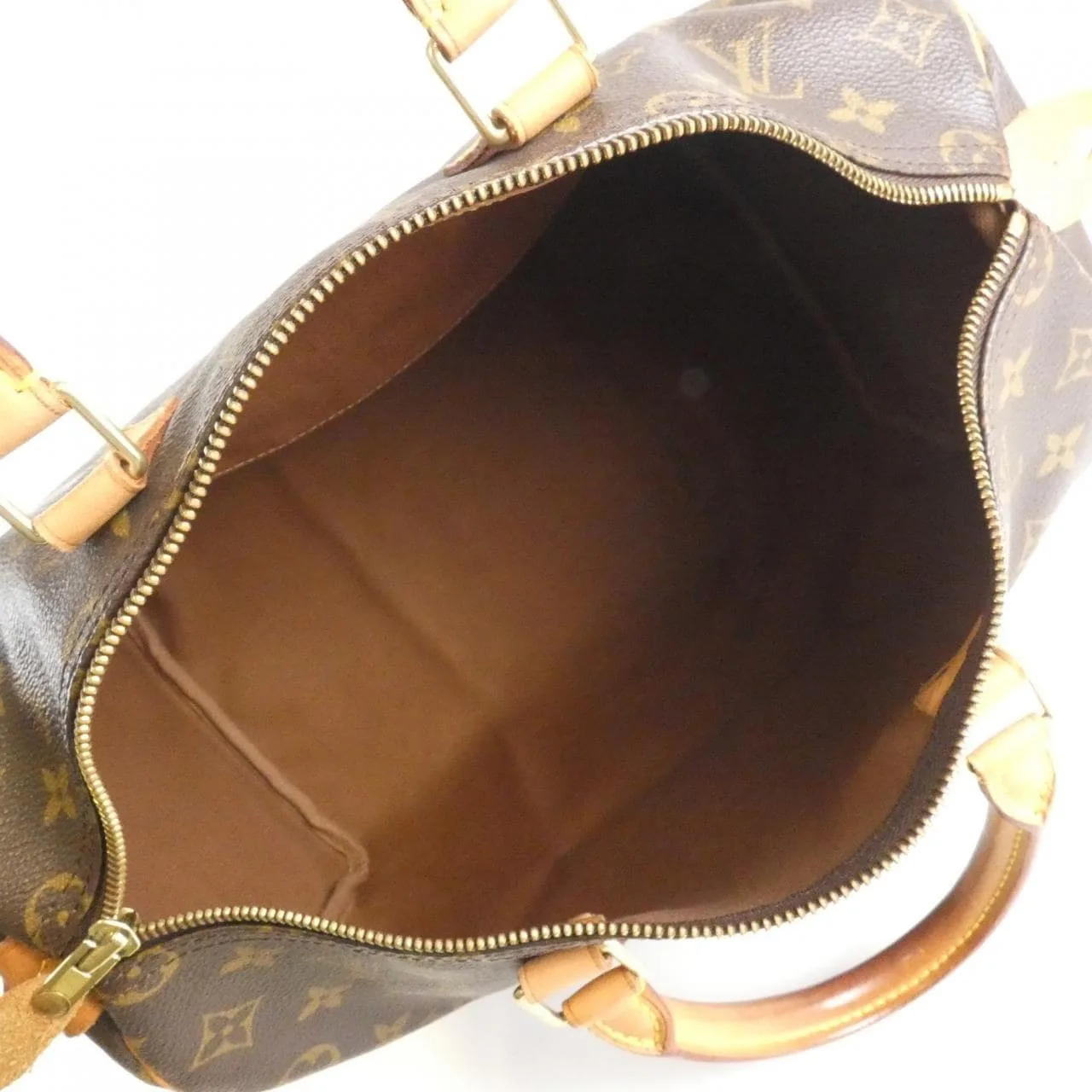 LOUIS VUITTON Speedy M41524 Boston Monogram 黑色 Monogram 中古品B - 縮圖 8
