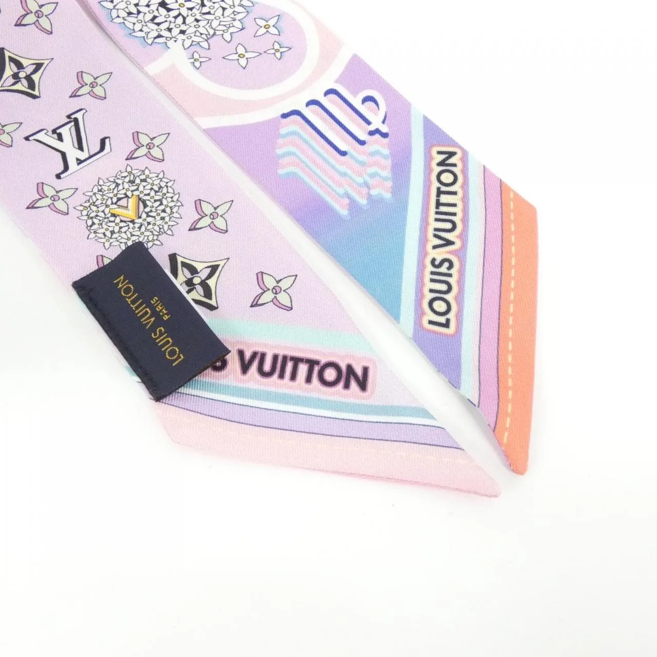 LOUIS VUITTON M76926 Scarf 粉色 中古品A - 縮圖 2