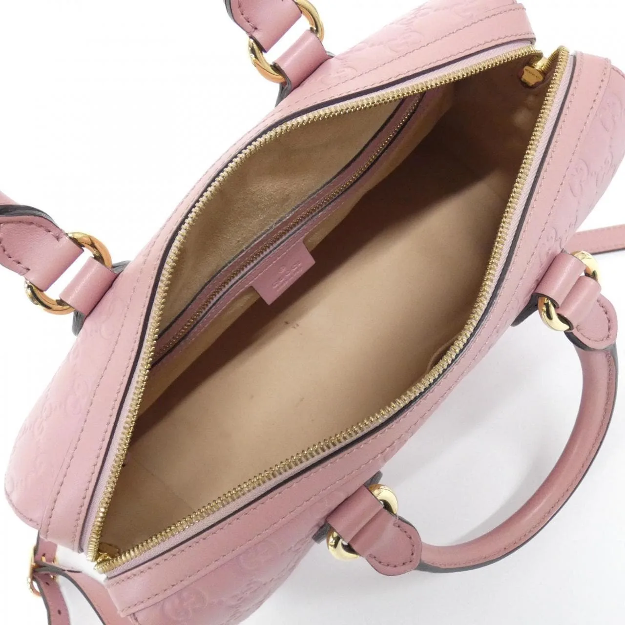 GUCCI 453573 DMT1G Boston Leather 黑色 皮革 中古品A - 縮圖 8