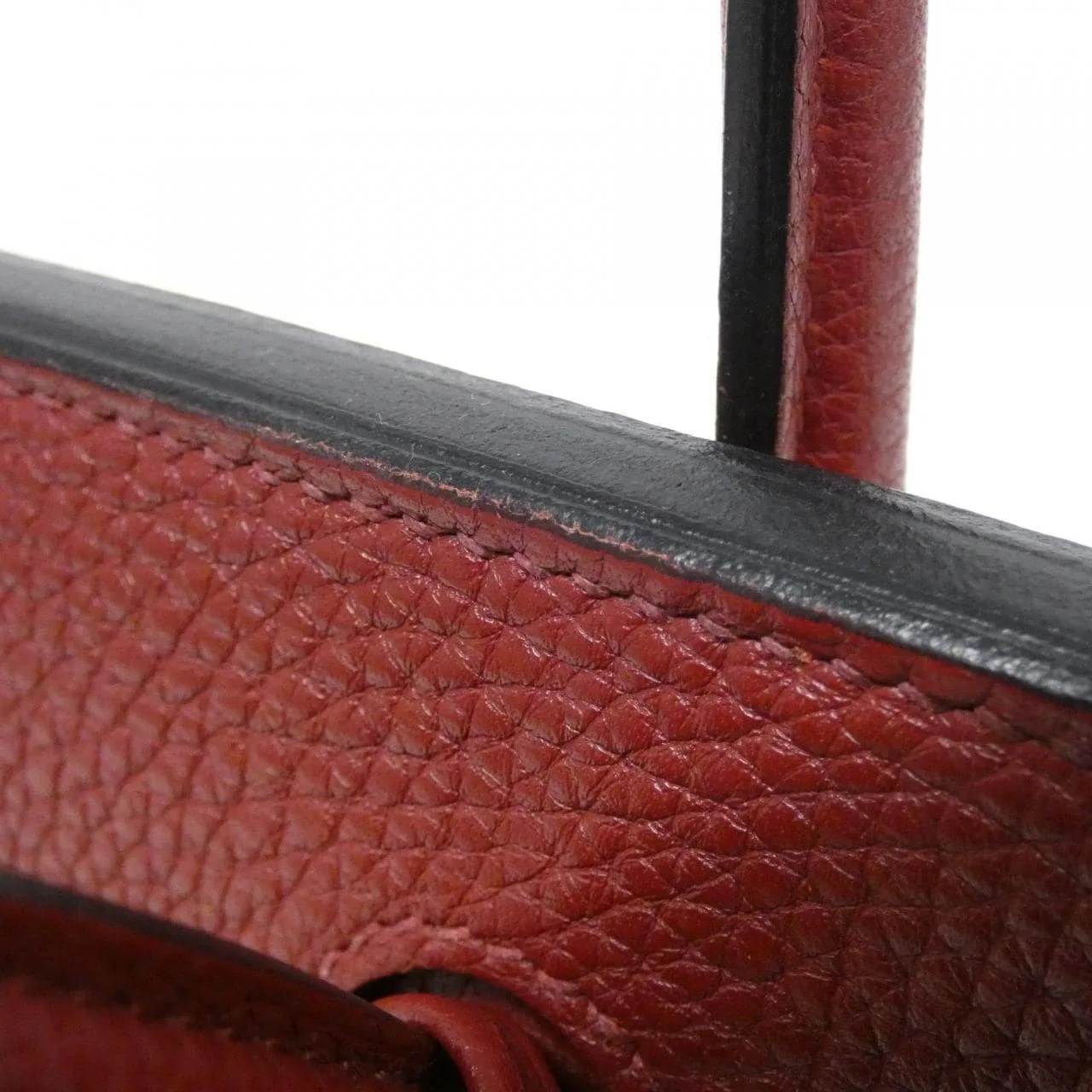 HERMES Birkin 027633CC Handbag Togo Rouge Togo Leather Rank A - Thumbnail 6