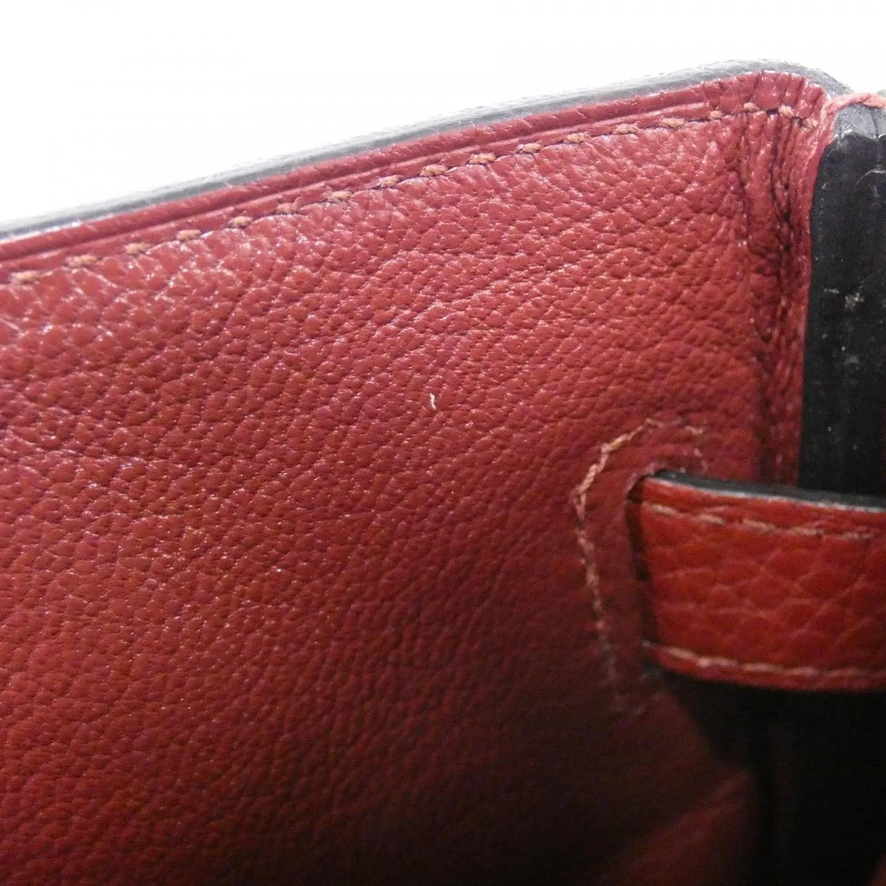 HERMES Birkin 027633CC Handbag Togo Rouge Togo Leather Rank A - Thumbnail 10