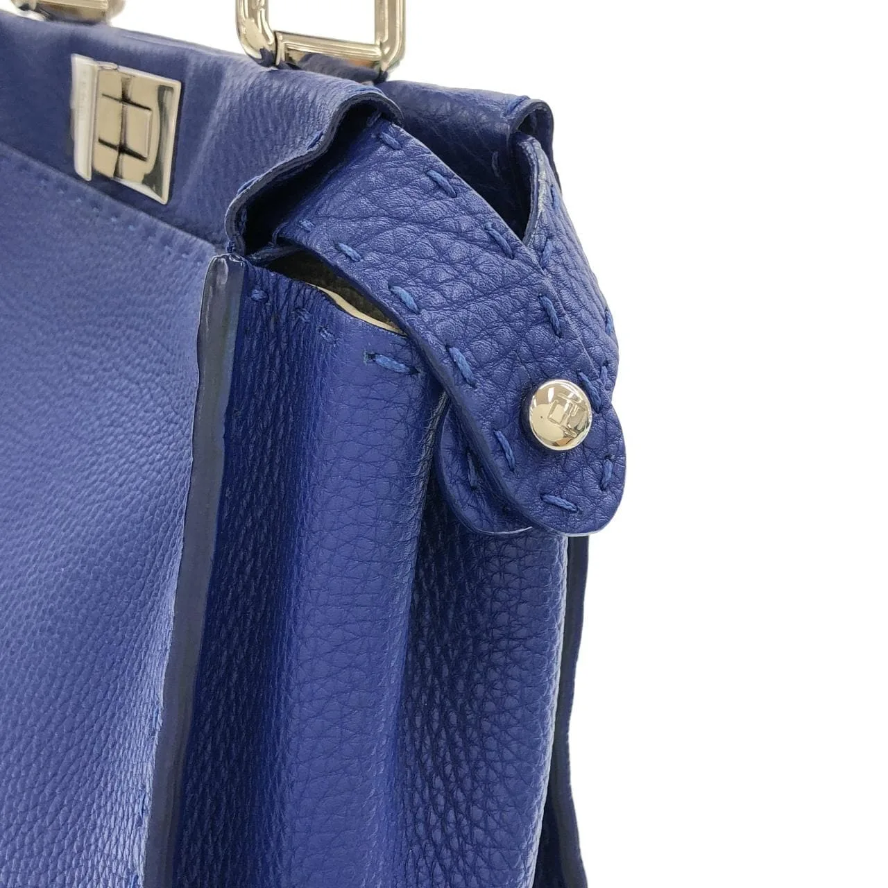 FENDI Peekaboo 8BN226 Q0J Handbag 紫色 中古品A - 縮圖 3