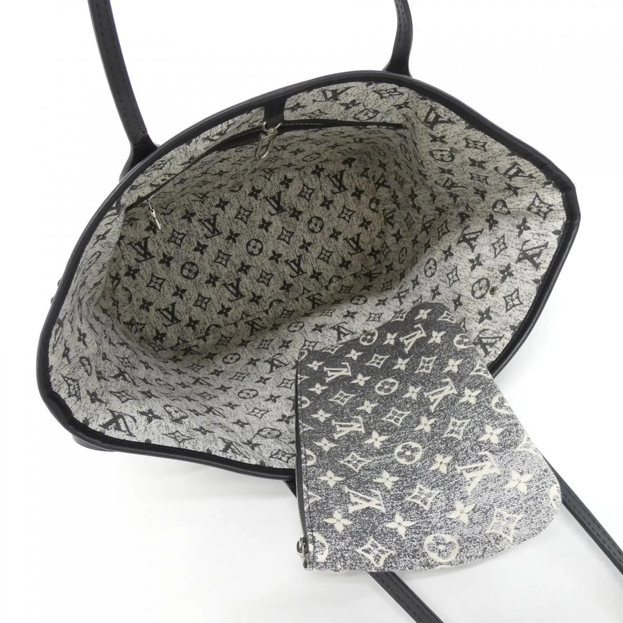 LOUIS VUITTON Neverfull M21465 Tote Monogram Black Monogram Rank A - Thumbnail 5