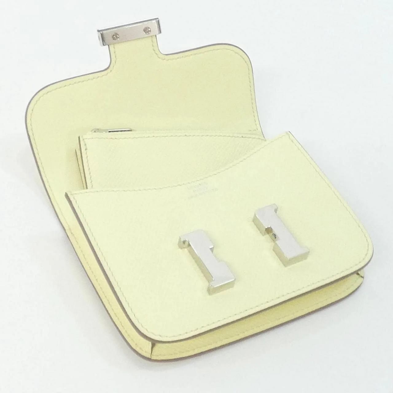 HERMES Constance 082060CK Wallet Epsom Black Epsom Leather Rank A - Thumbnail 4