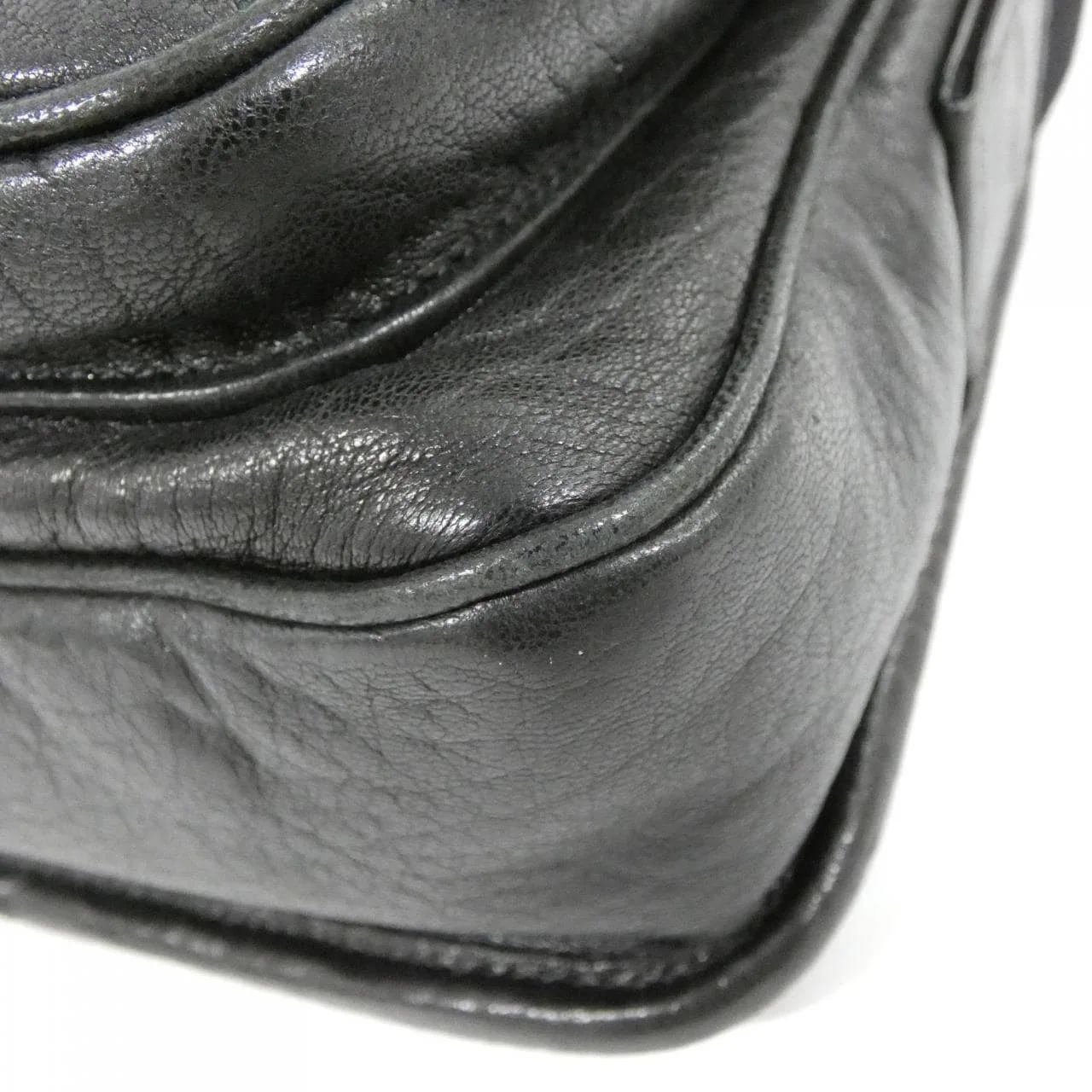 SAINT LAURENT Niki 776611 AAC3O Shoulder Lambskin Black Lambskin Rank A - Thumbnail 3