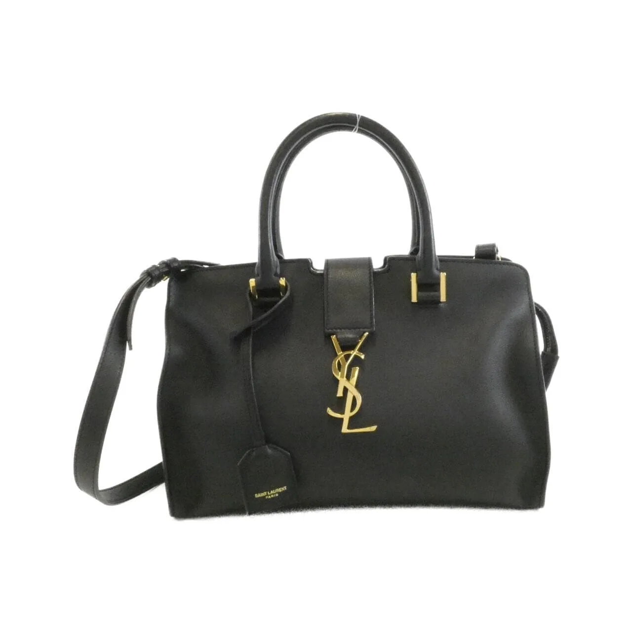 SAINT LAURENT Cabas 424868 BJ50J Handbag Monogram Black