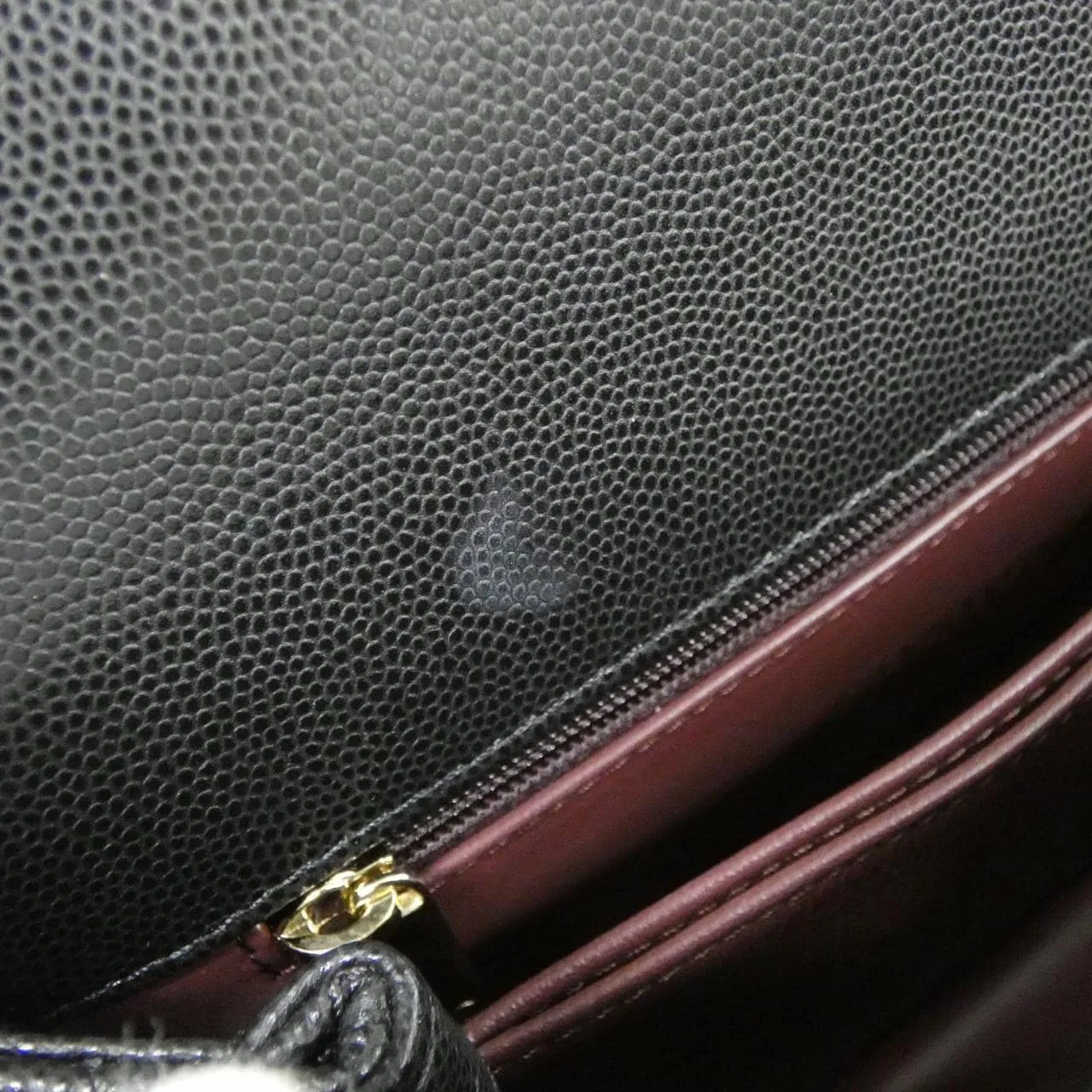 CHANEL Matelasse 92990 Handbag Grained Calfskin Black Grained Calfskin Rank A - Thumbnail 6