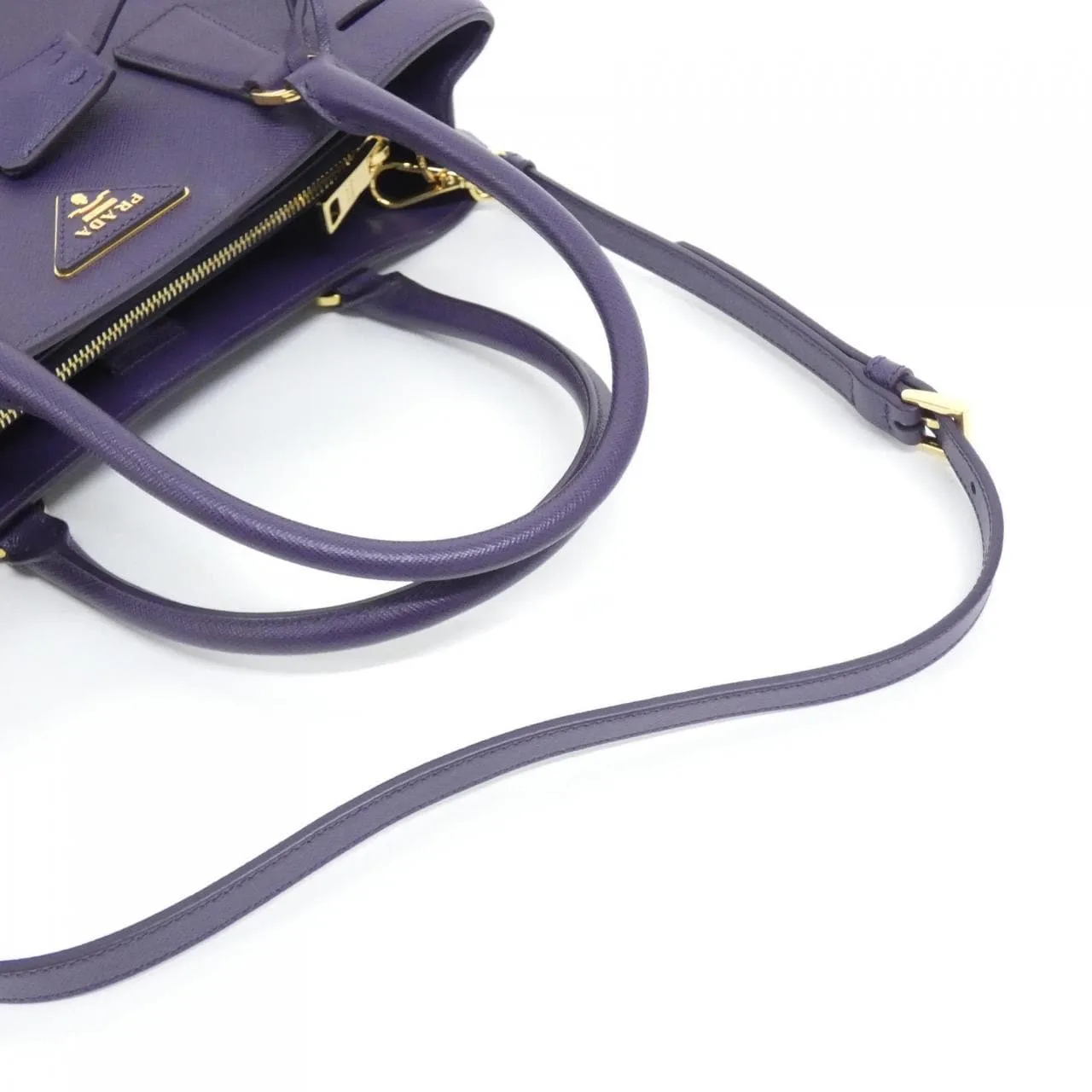 PRADA BN1874 Handbag 黑色 中古品A - 縮圖 8