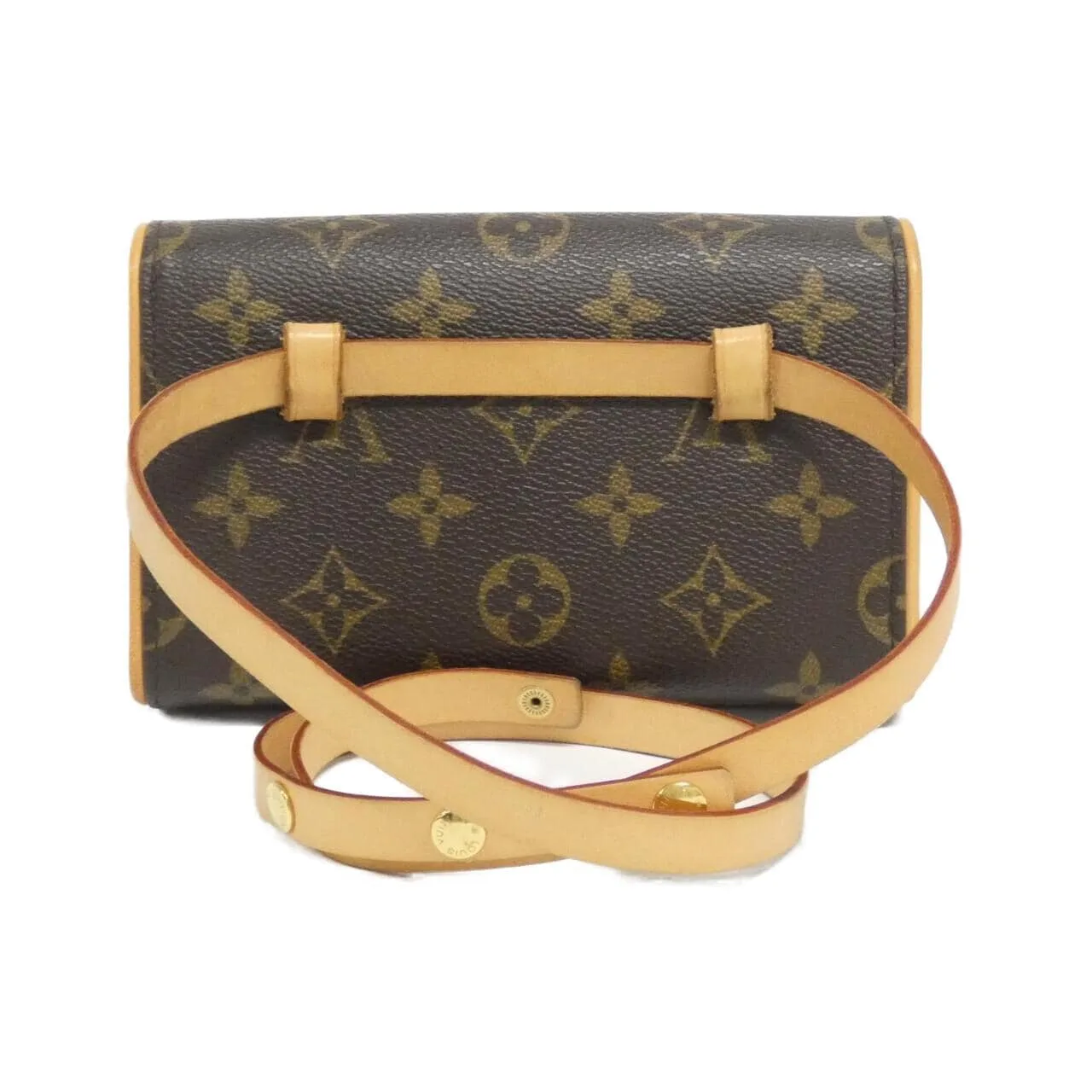 LOUIS VUITTON Pochette M51855+M67303 Belt Monogram 黑色 Monogram 中古品A - 縮圖 2