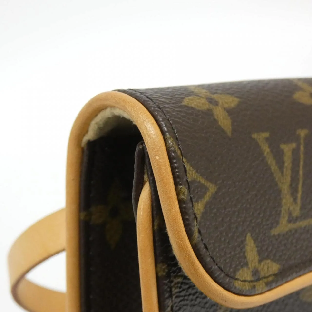 LOUIS VUITTON Pochette M51855+M67303 Belt Monogram 黑色 Monogram 中古品A - 縮圖 4