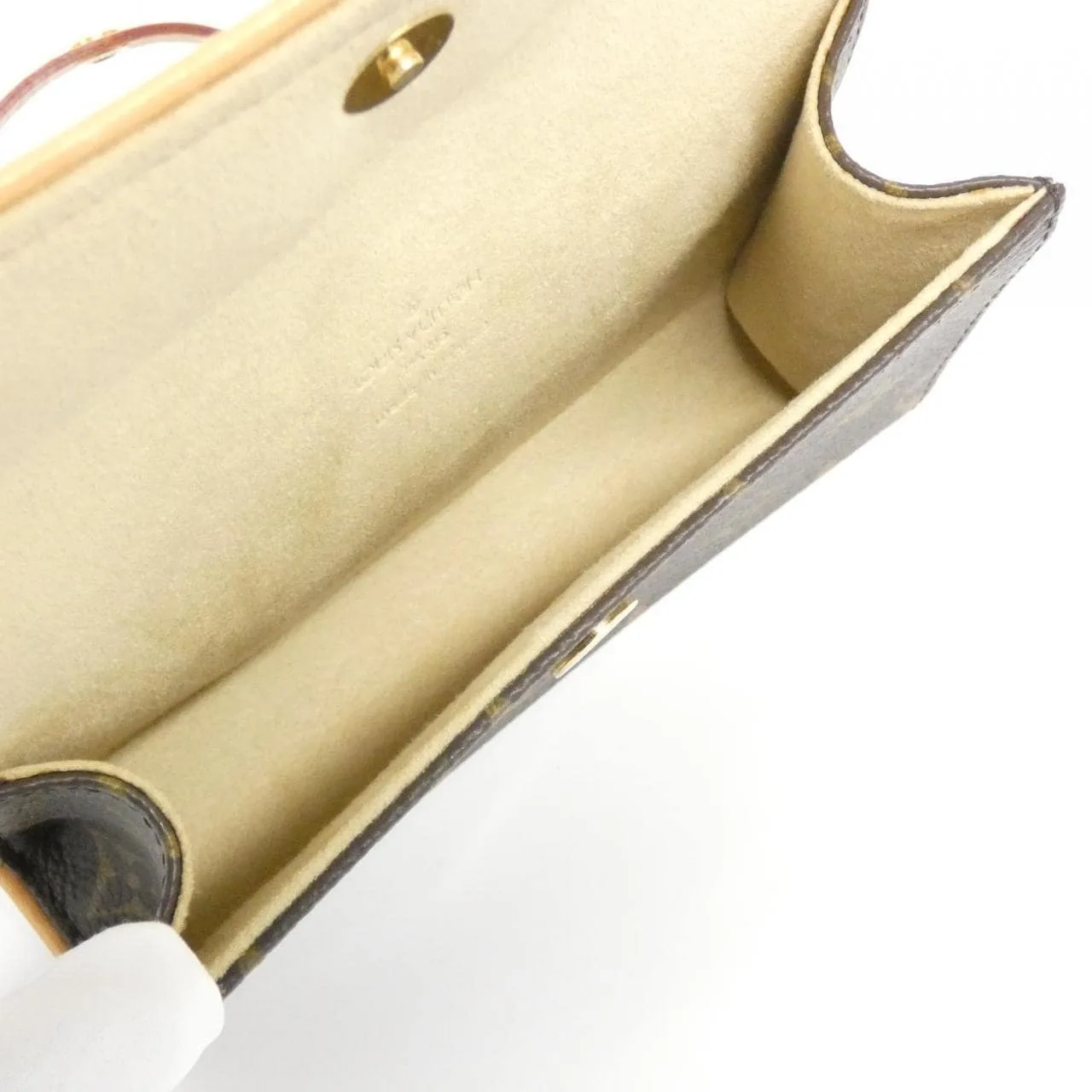 LOUIS VUITTON Pochette M51855+M67303 Belt Monogram 黑色 Monogram 中古品A - 縮圖 8