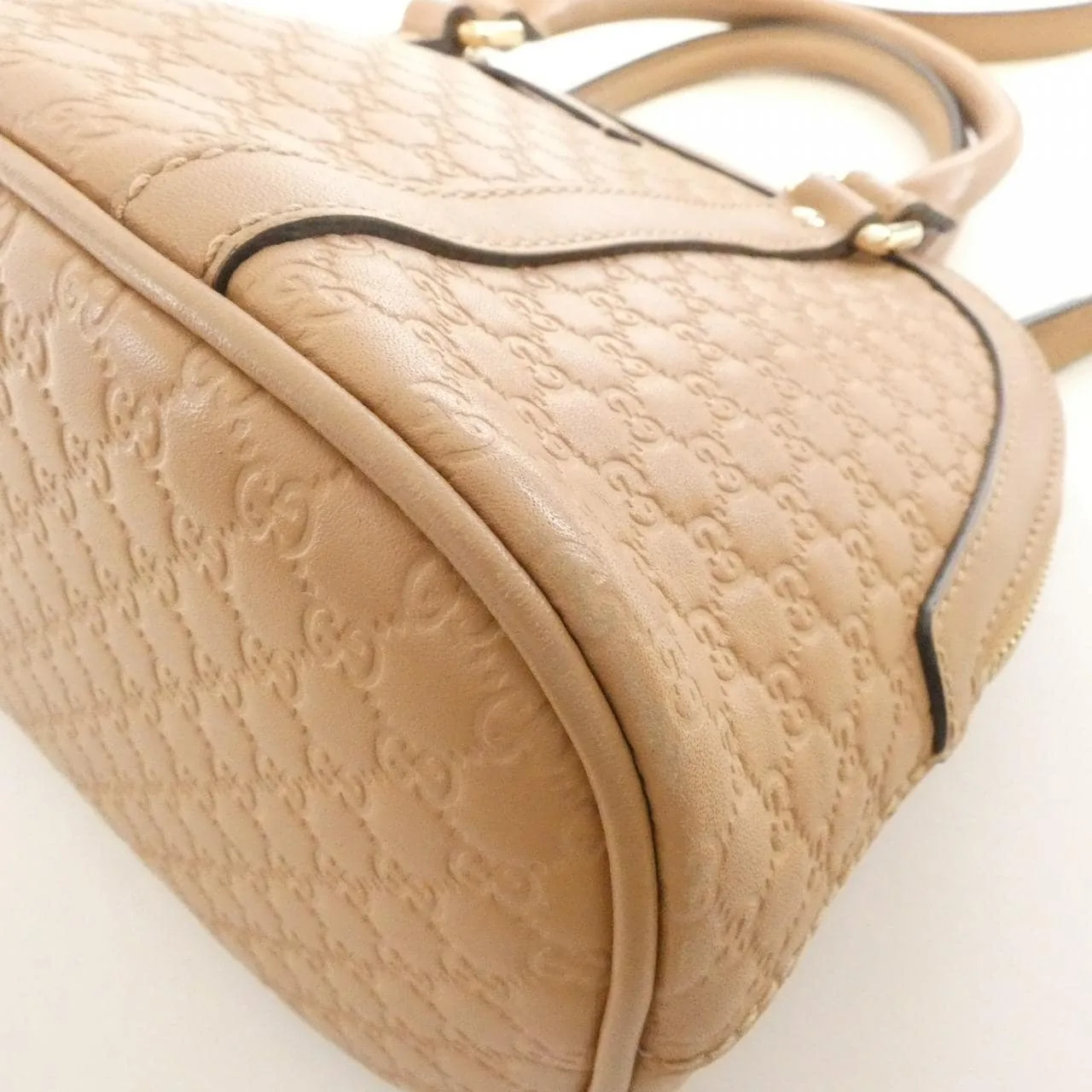 GUCCI GG Supreme 449654 BMJ1G Handbag Leather Black Leather Rank A - Thumbnail 3