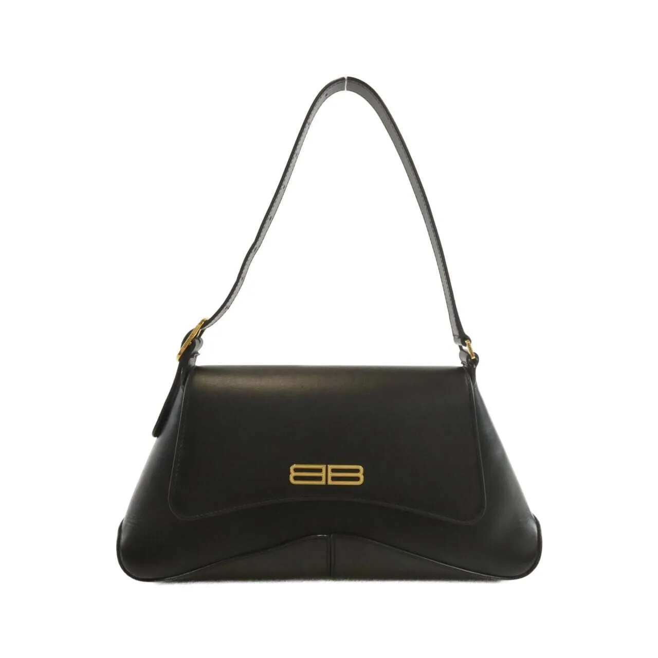 BALENCIAGA 695648 21096 Shoulder Leather Black