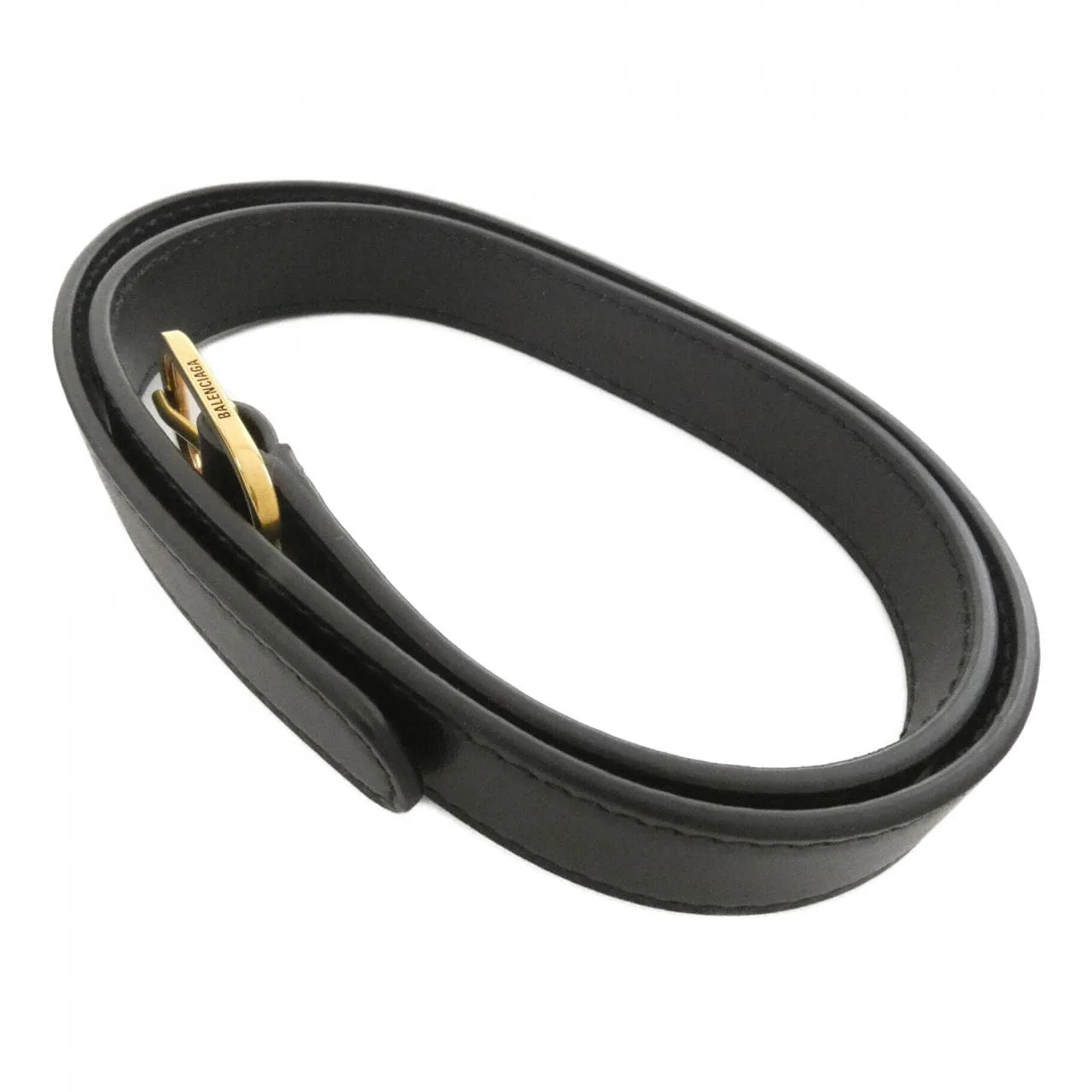 BALENCIAGA 695648 21096 Shoulder Leather 黑色 皮革 中古品B - 縮圖 10