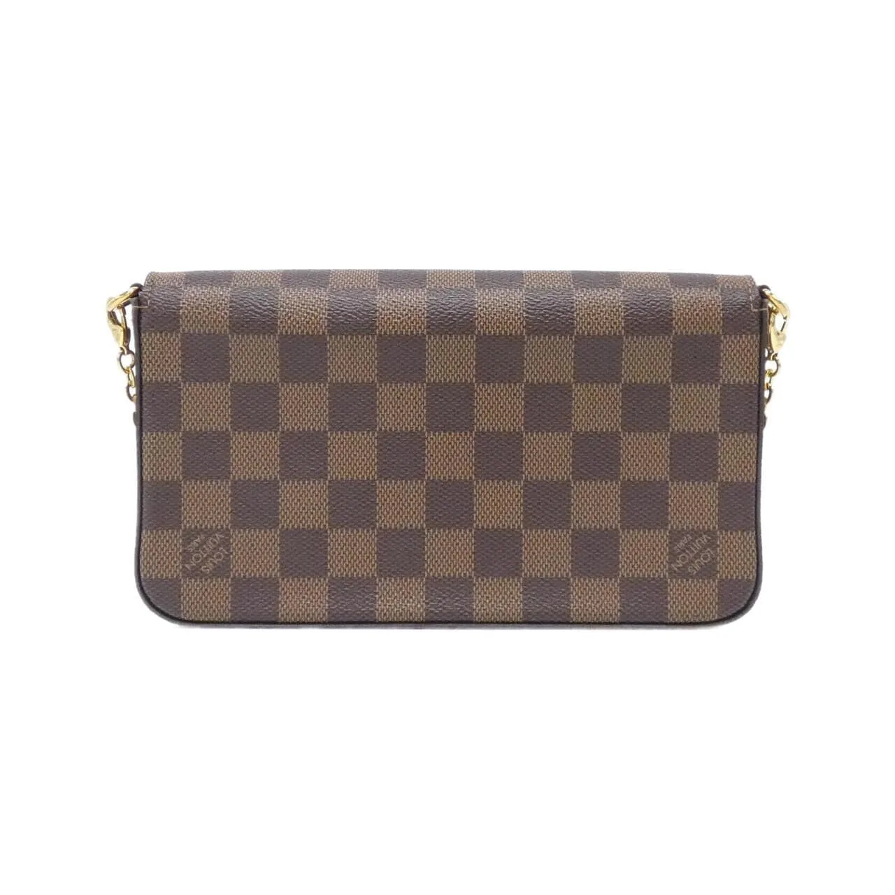 LOUIS VUITTON Pochette N40492 Shoulder Damier 黑色 Damier 中古品A - 縮圖 2