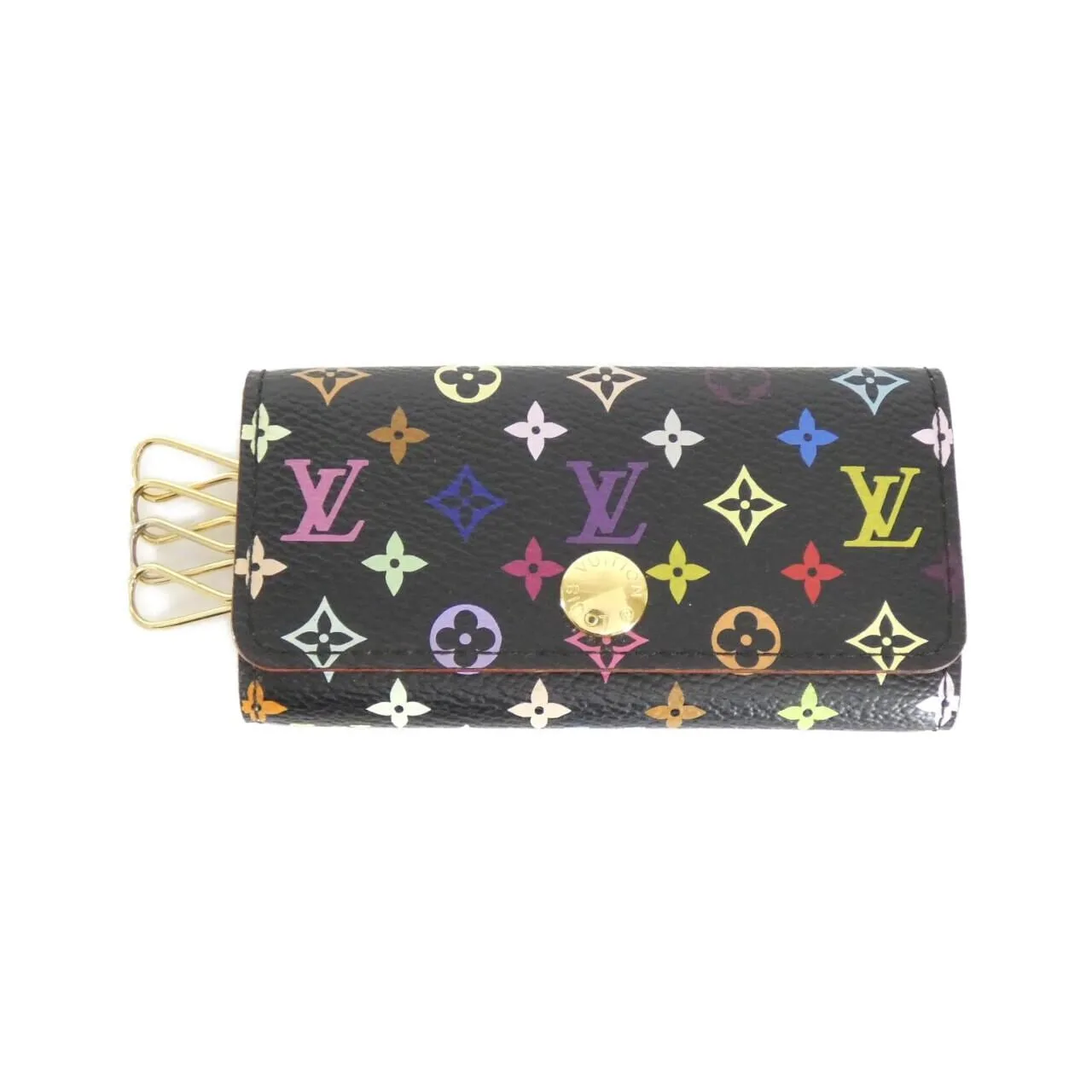 LOUIS VUITTON M60044 Key Case Canvas Multicolor