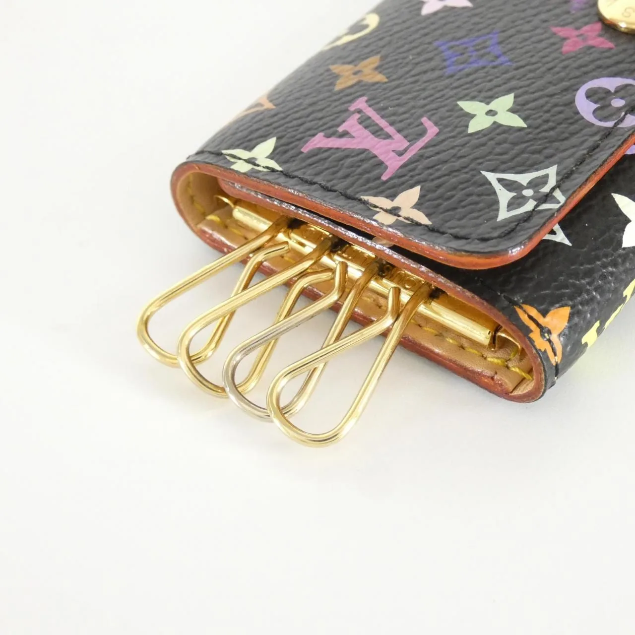 LOUIS VUITTON M60044 Key Case Canvas Multicolor Canvas Rank A - Thumbnail 2