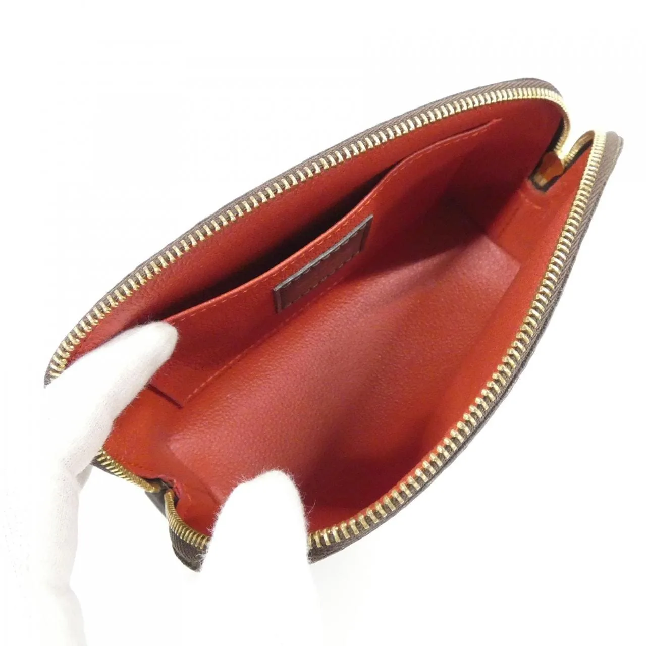 LOUIS VUITTON Pochette N47516 Pouch Damier Black Damier Rank A - Thumbnail 9