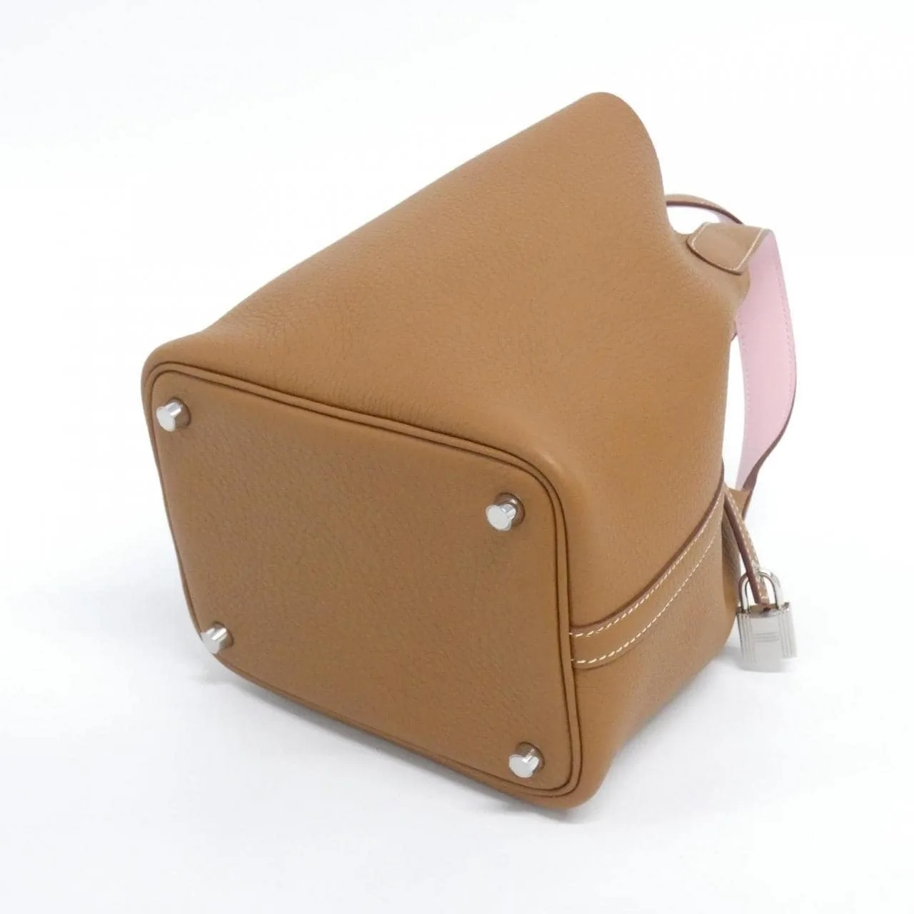 HERMES 069560CK Handbag Clemence Gold Clemence Leather - Thumbnail 2