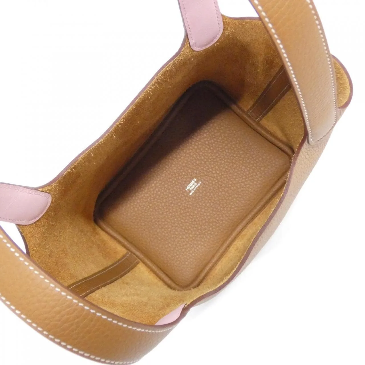 HERMES 069560CK Handbag Clemence Gold Clemence Leather - Thumbnail 5