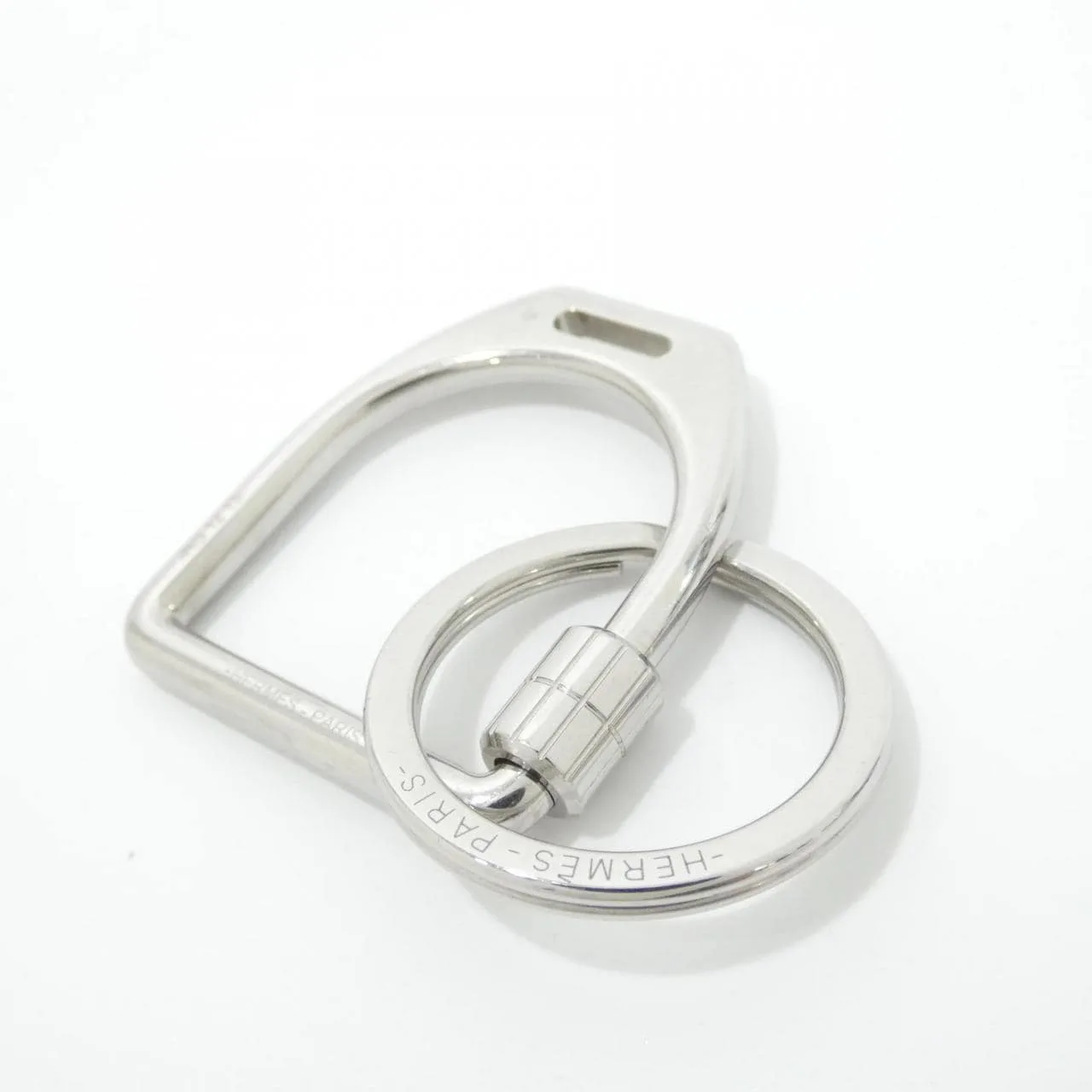 HERMES 077215FJ Key Case 銀色 中古品A - 縮圖 2