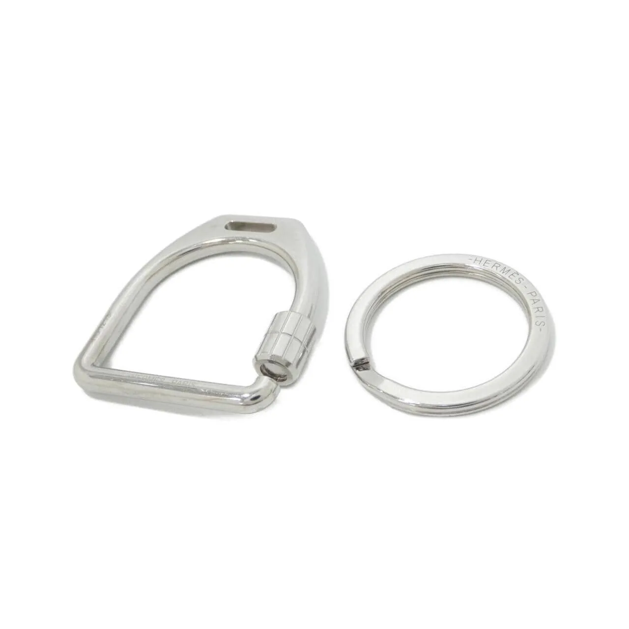 HERMES 077215FJ Key Case 銀色 中古品A - 縮圖 3