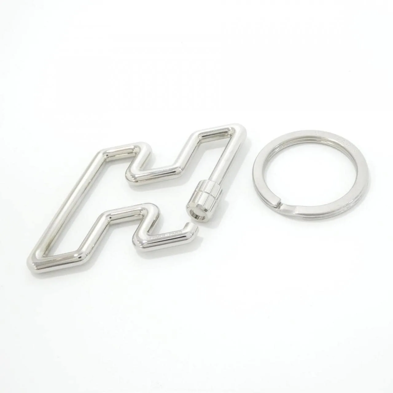 HERMES 077245FJ Key Case 銀色 中古品A - 縮圖 2