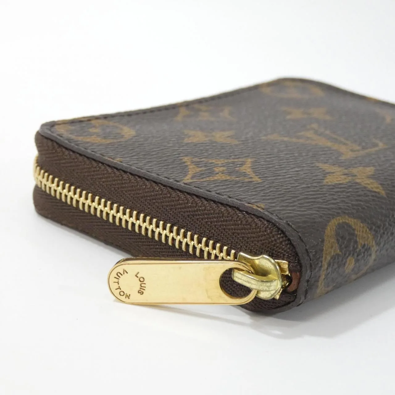 LOUIS VUITTON M60067 Coin Case Monogram 黑色 Monogram 中古品A - 縮圖 3
