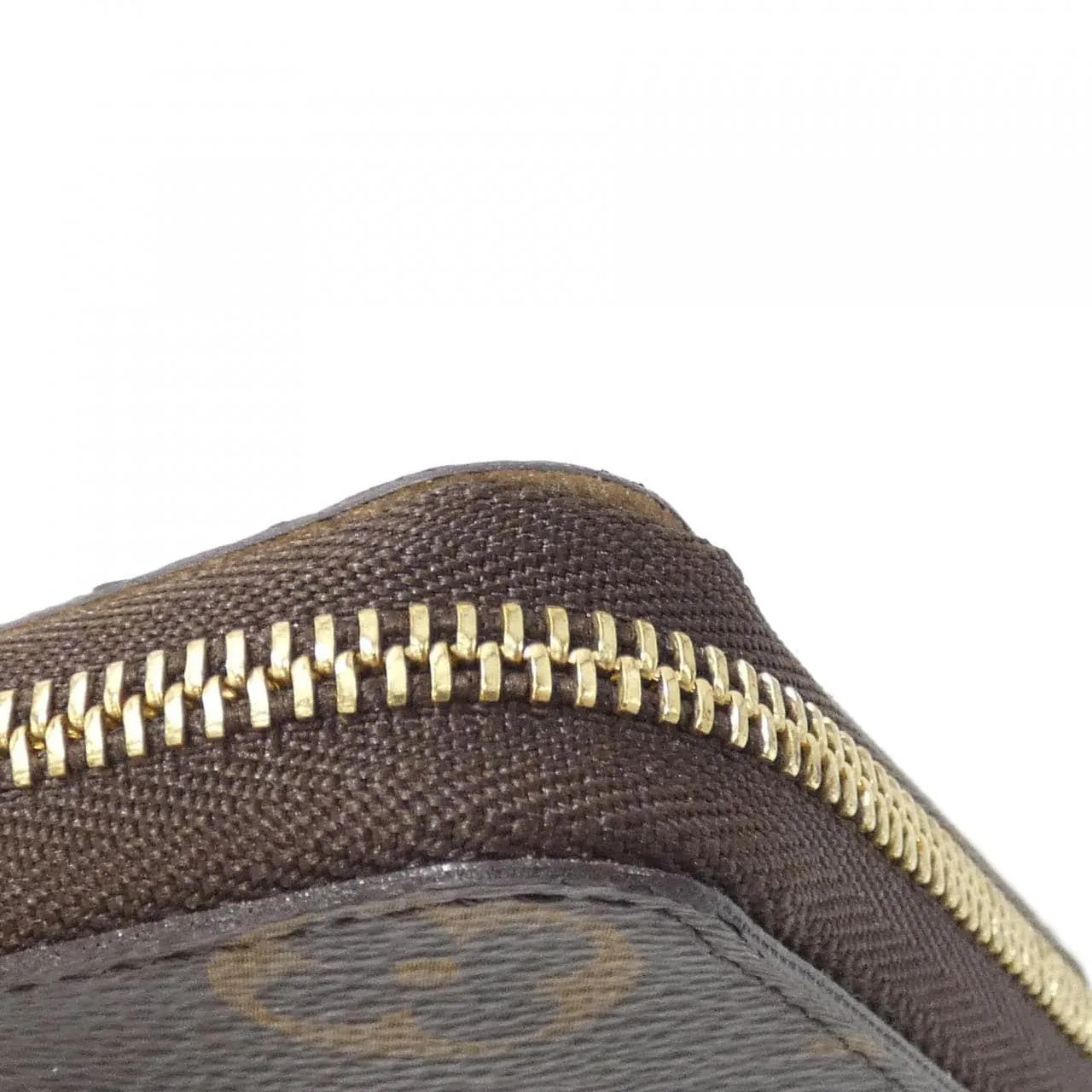 LOUIS VUITTON M60067 Coin Case Monogram 黑色 Monogram 中古品A - 縮圖 4